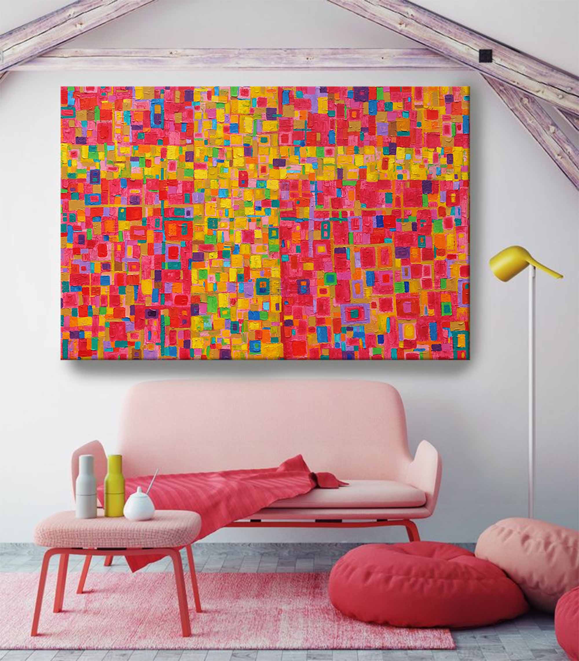 Abstract Canvas Art #AB258