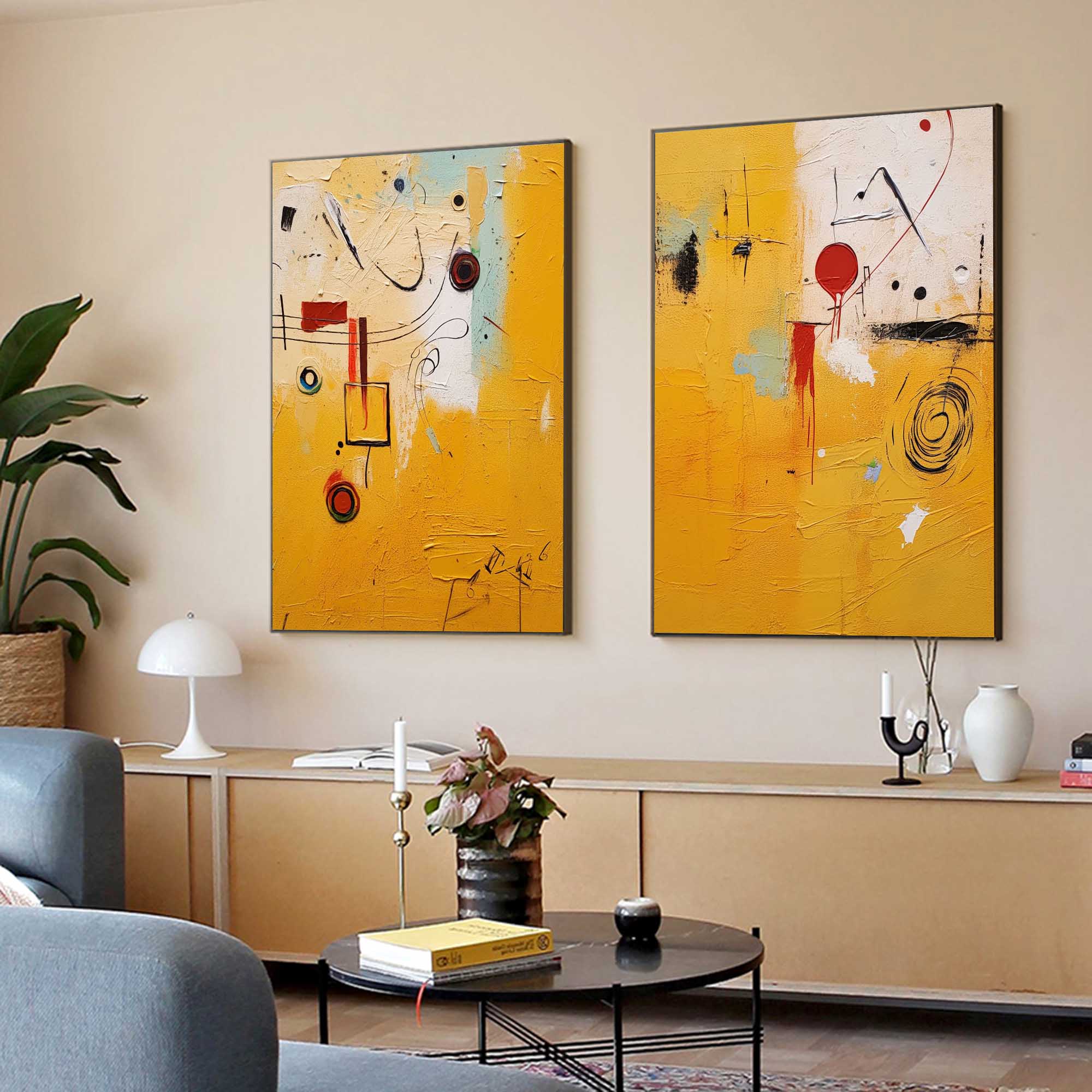 Abstract Canvas Art #AB146