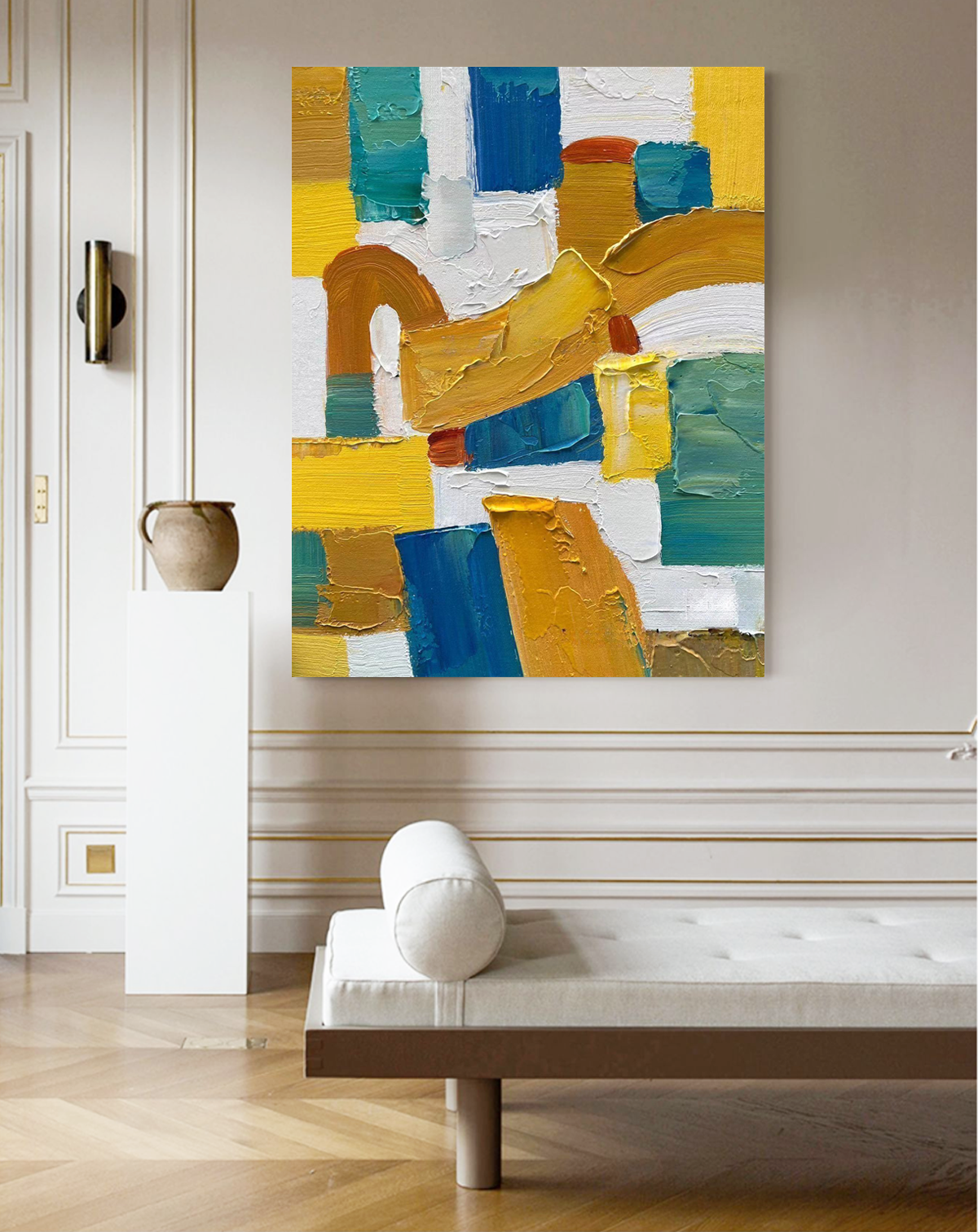 Abstract Canvas Art #AB034