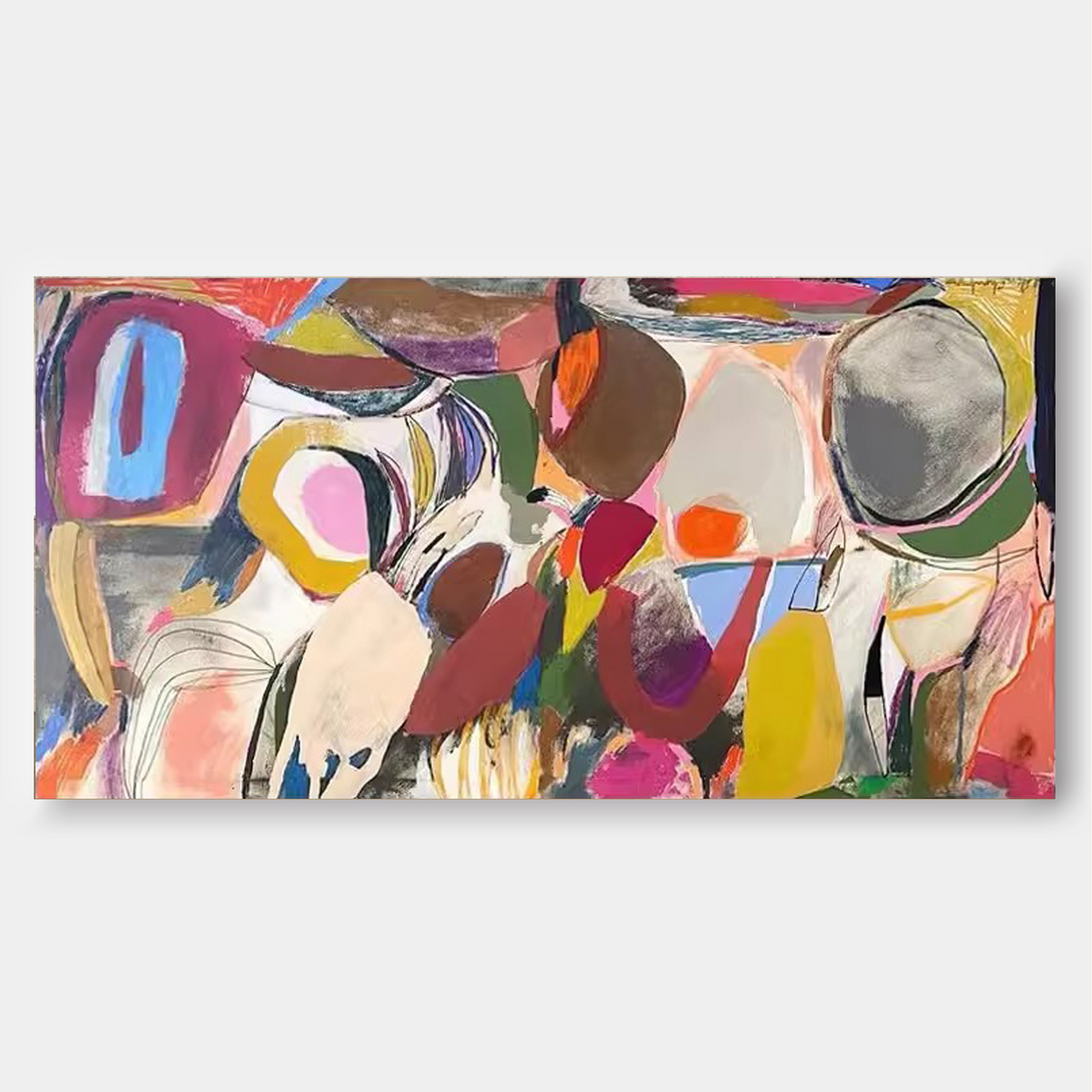 Abstract Canvas Art #AB063