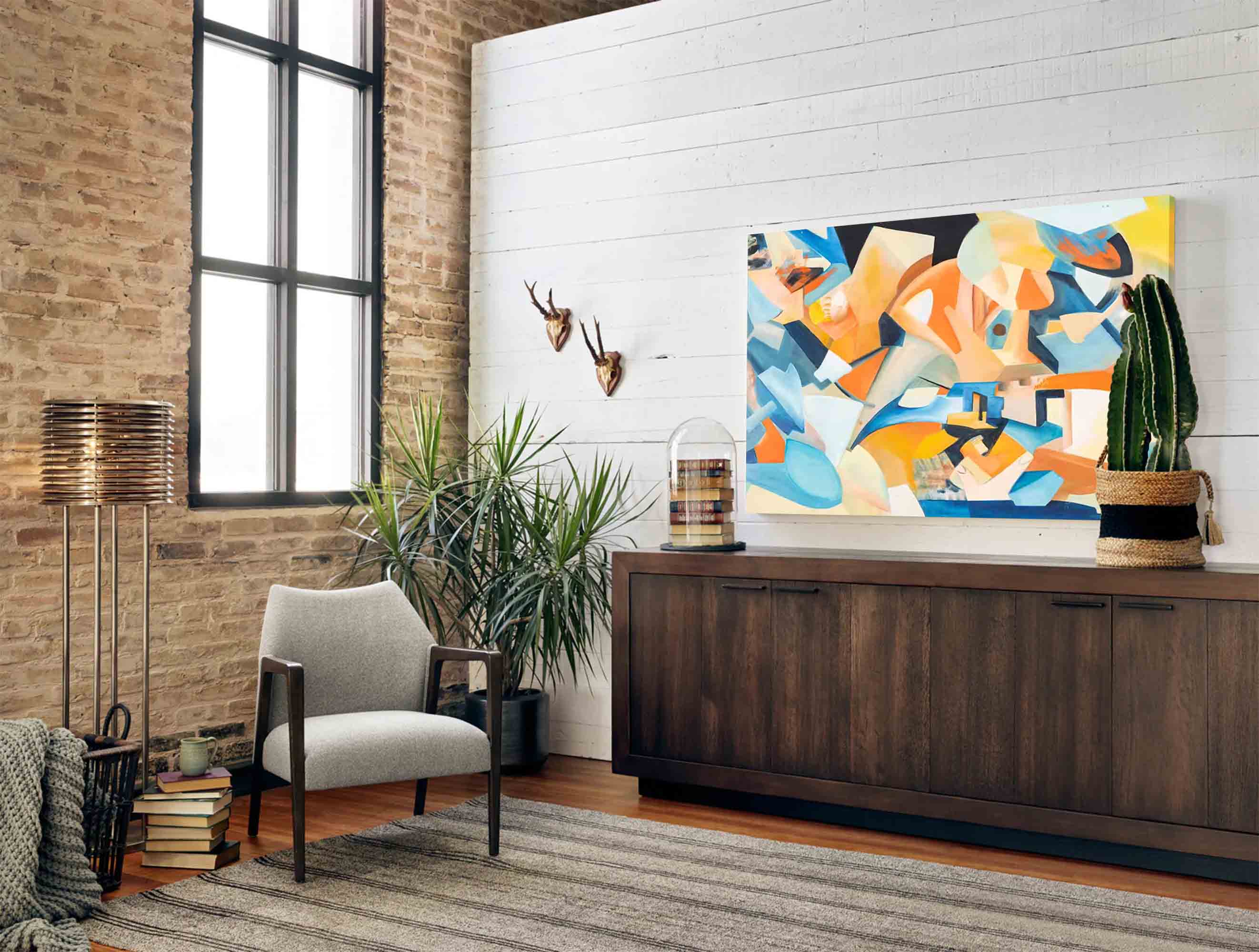 Abstract Canvas Art #AB065