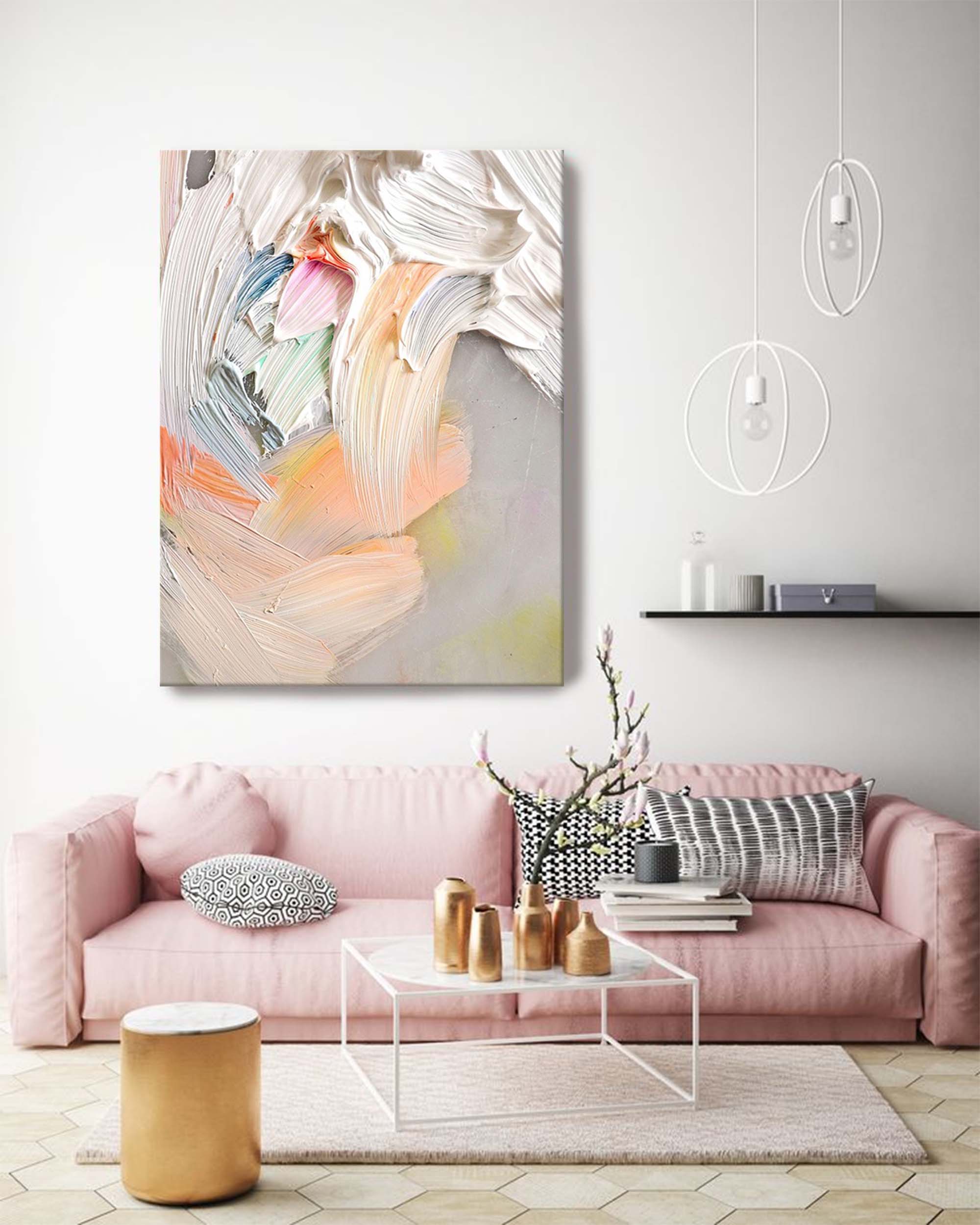 Abstract Canvas Art #AB018