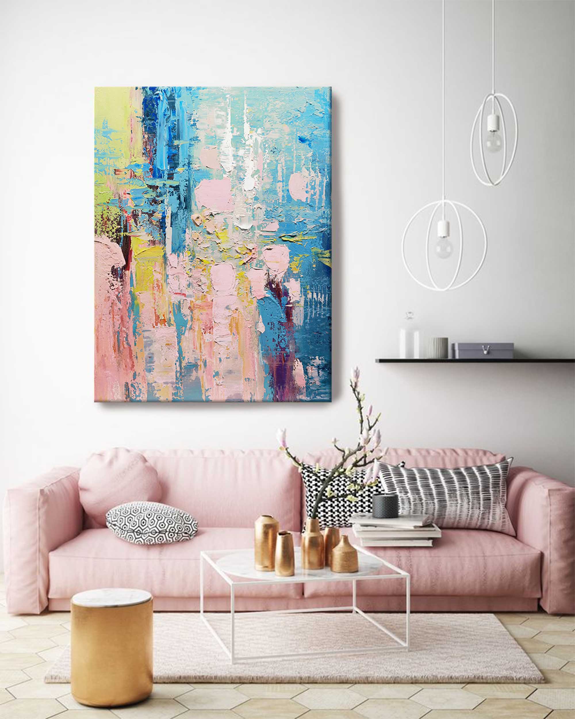 Abstract Canvas Art #AB026