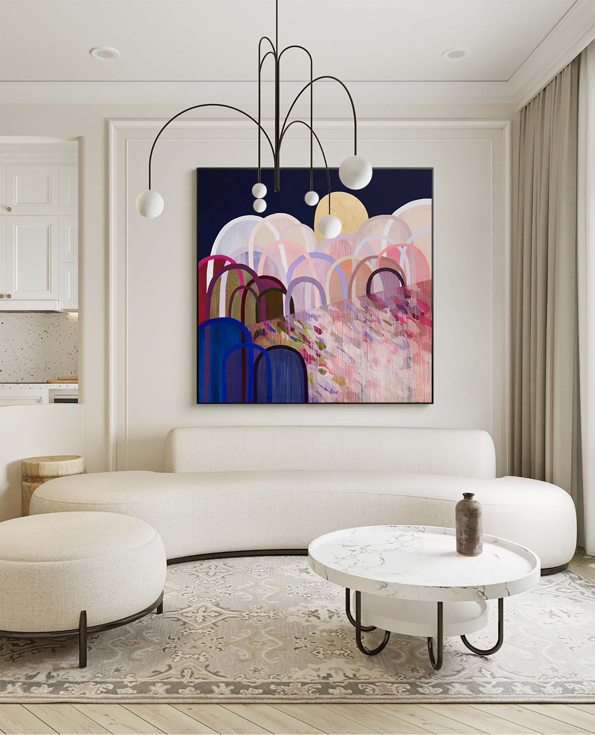 Abstract Canvas Art #AB045