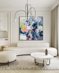 Abstract Canvas Art #AB064