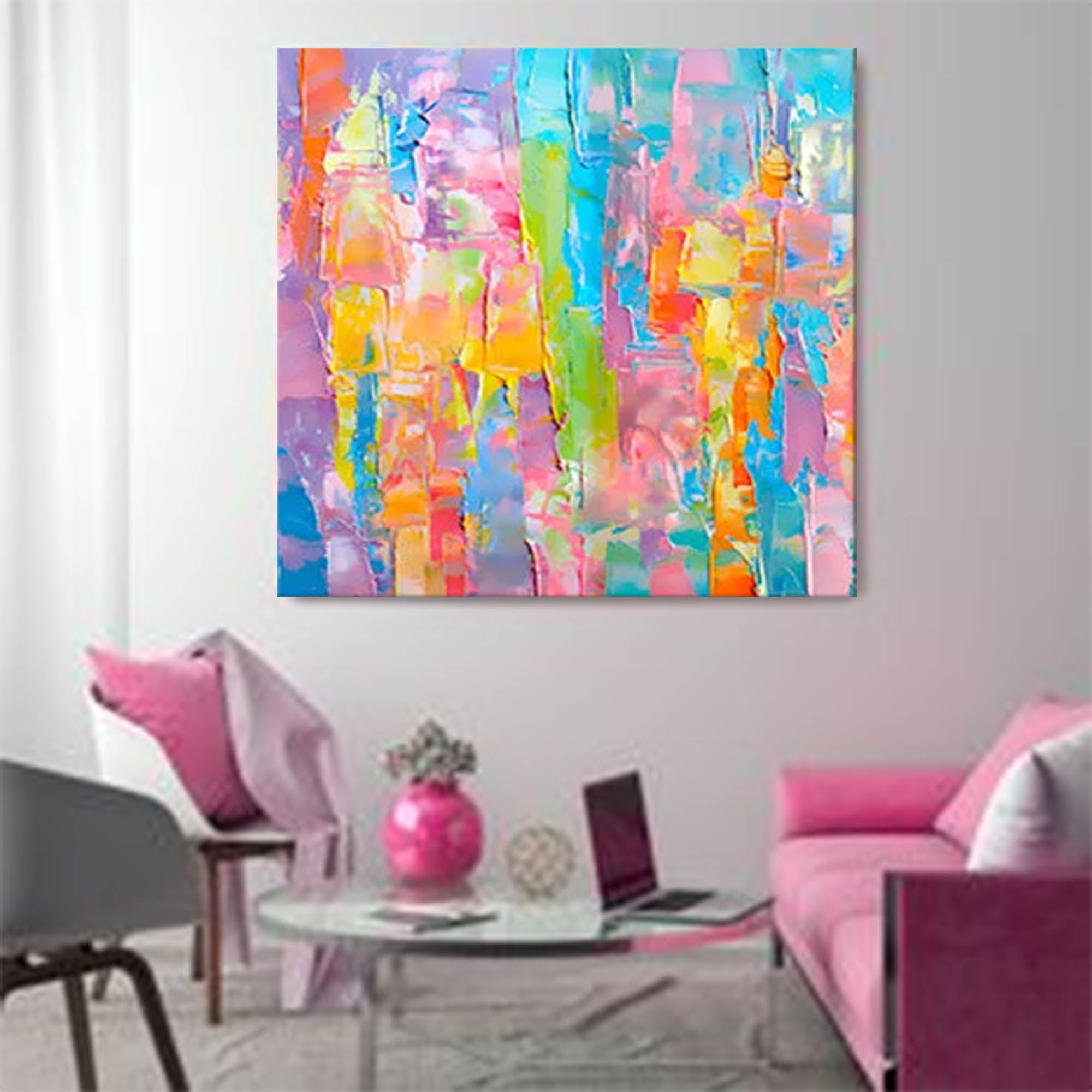 Abstract Canvas Art #AB017