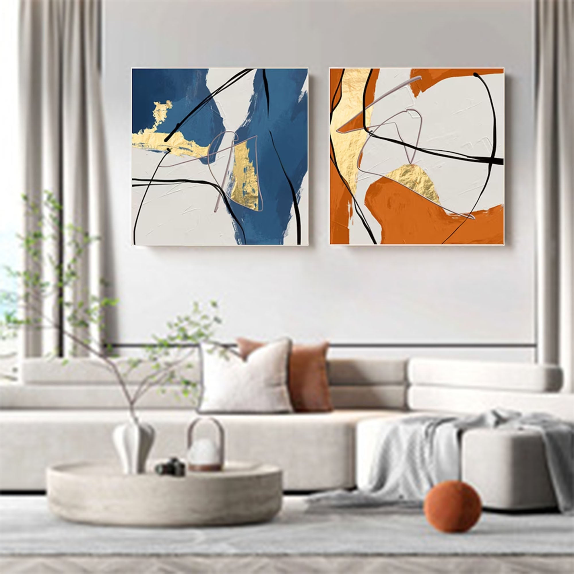 Abstract Canvas Art #AB028