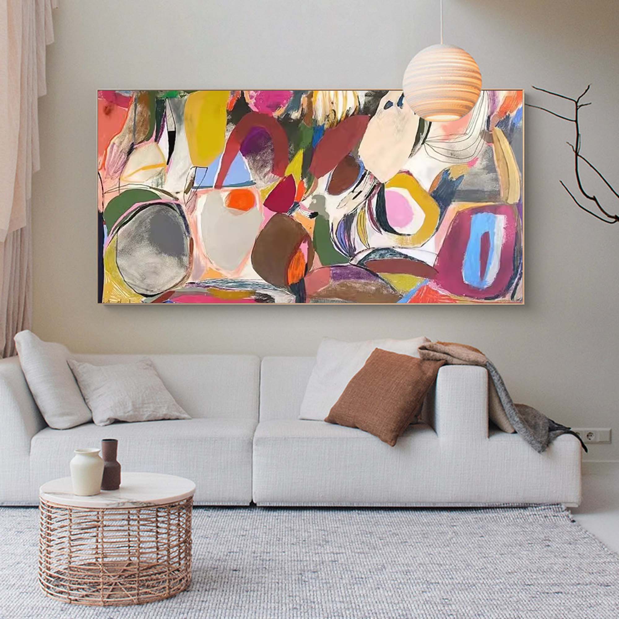 Abstract Canvas Art #AB063