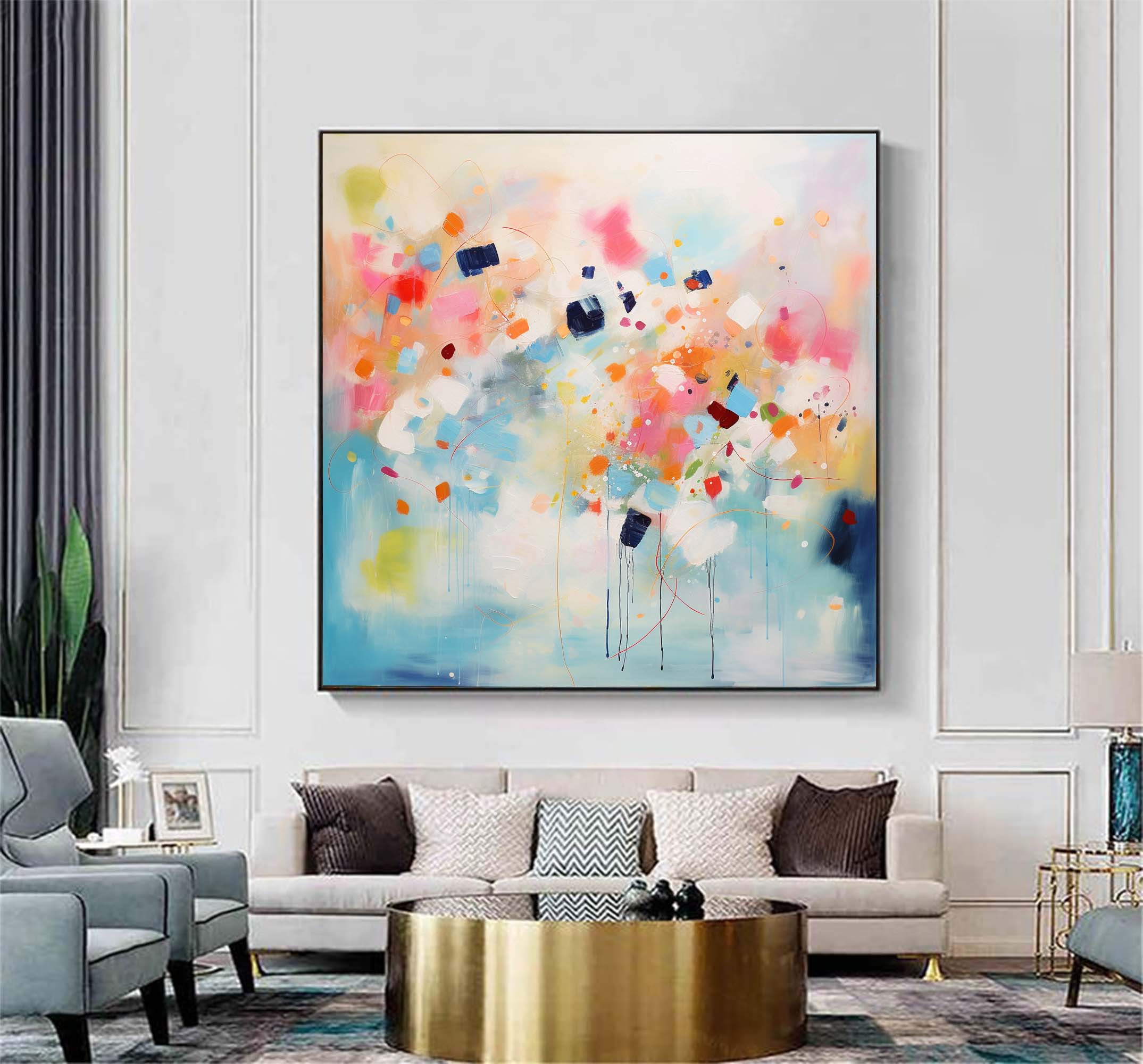Abstract Canvas Art #AB188