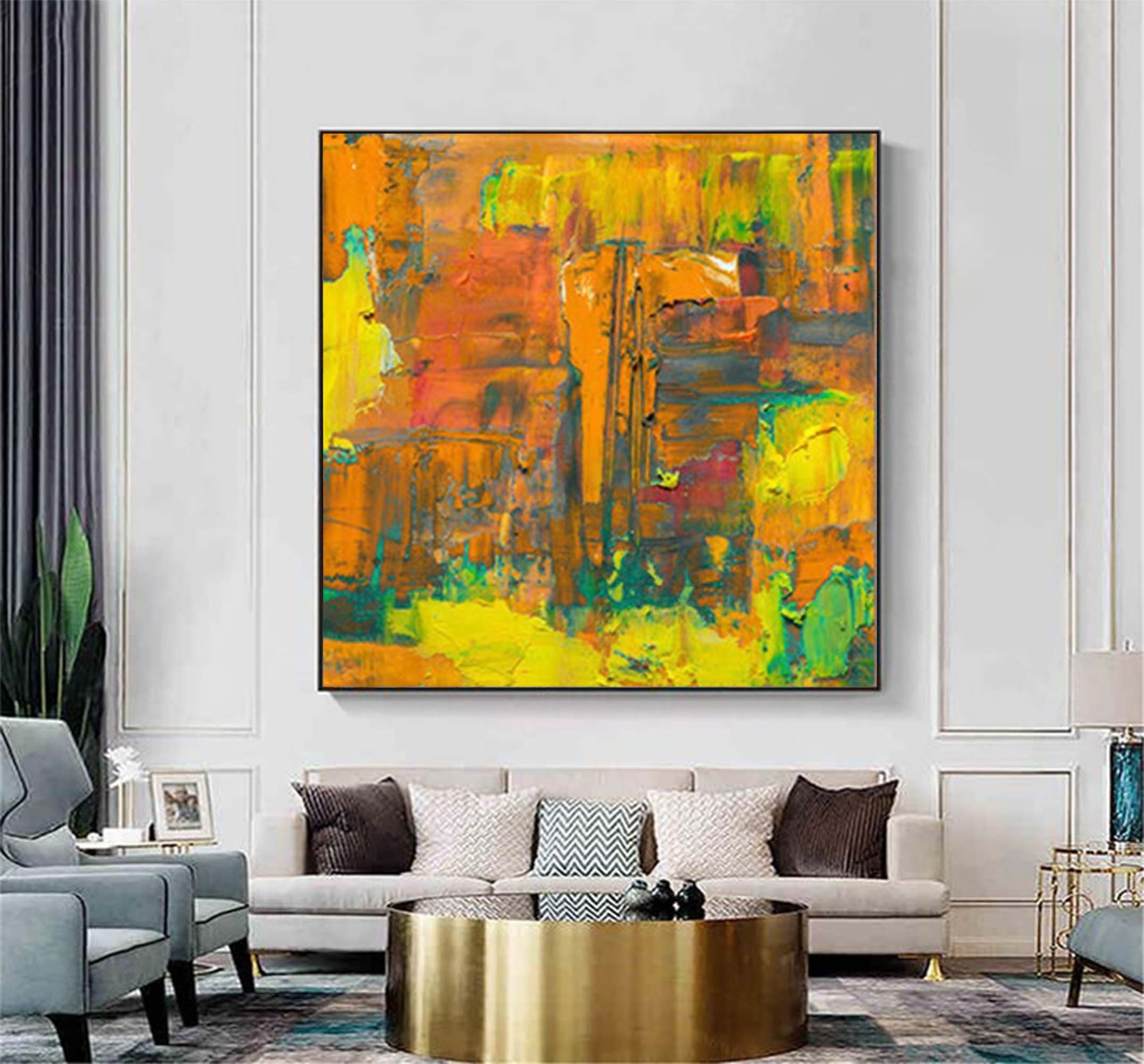 Abstract Canvas Art #AB082