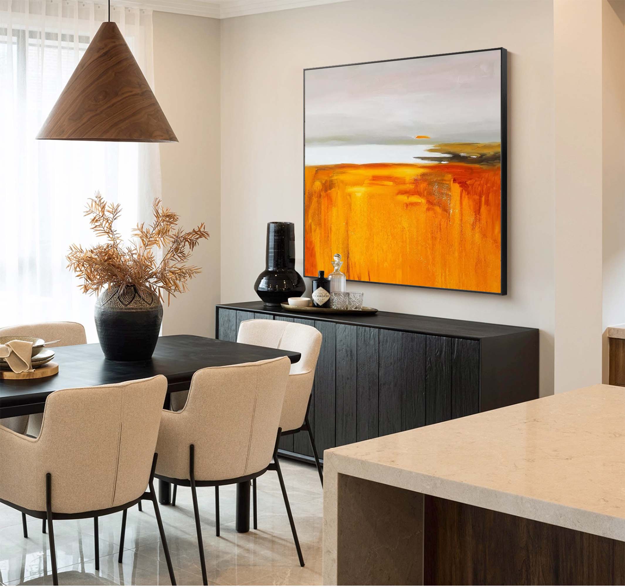 Abstract Canvas Art #AB135