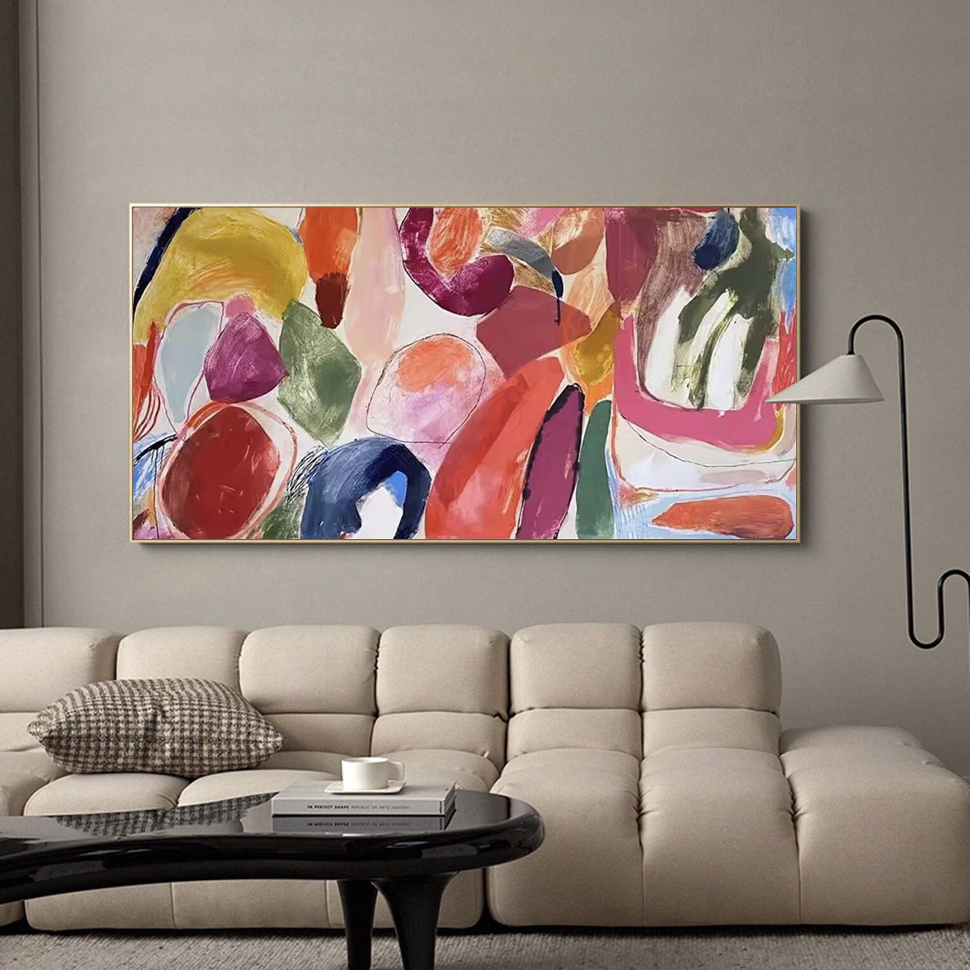 Abstract Canvas Art #AB068