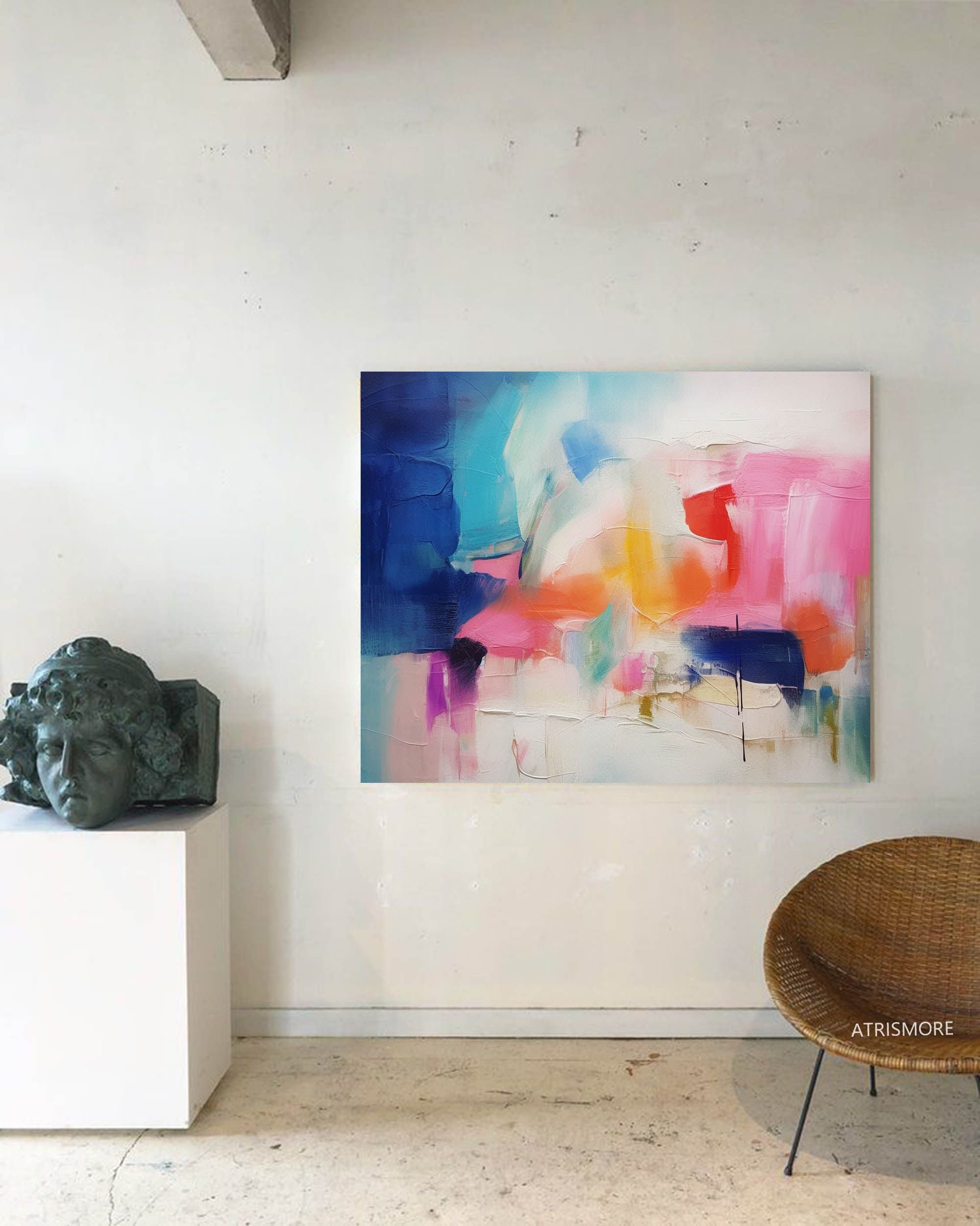 Abstract Canvas Art #AB196
