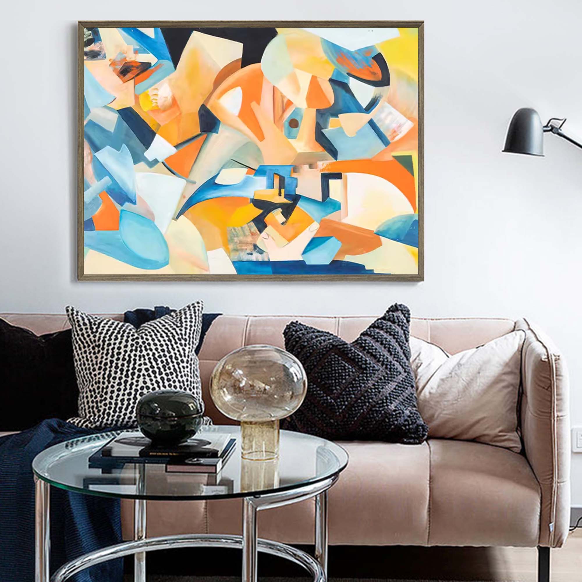 Abstract Canvas Art #AB065