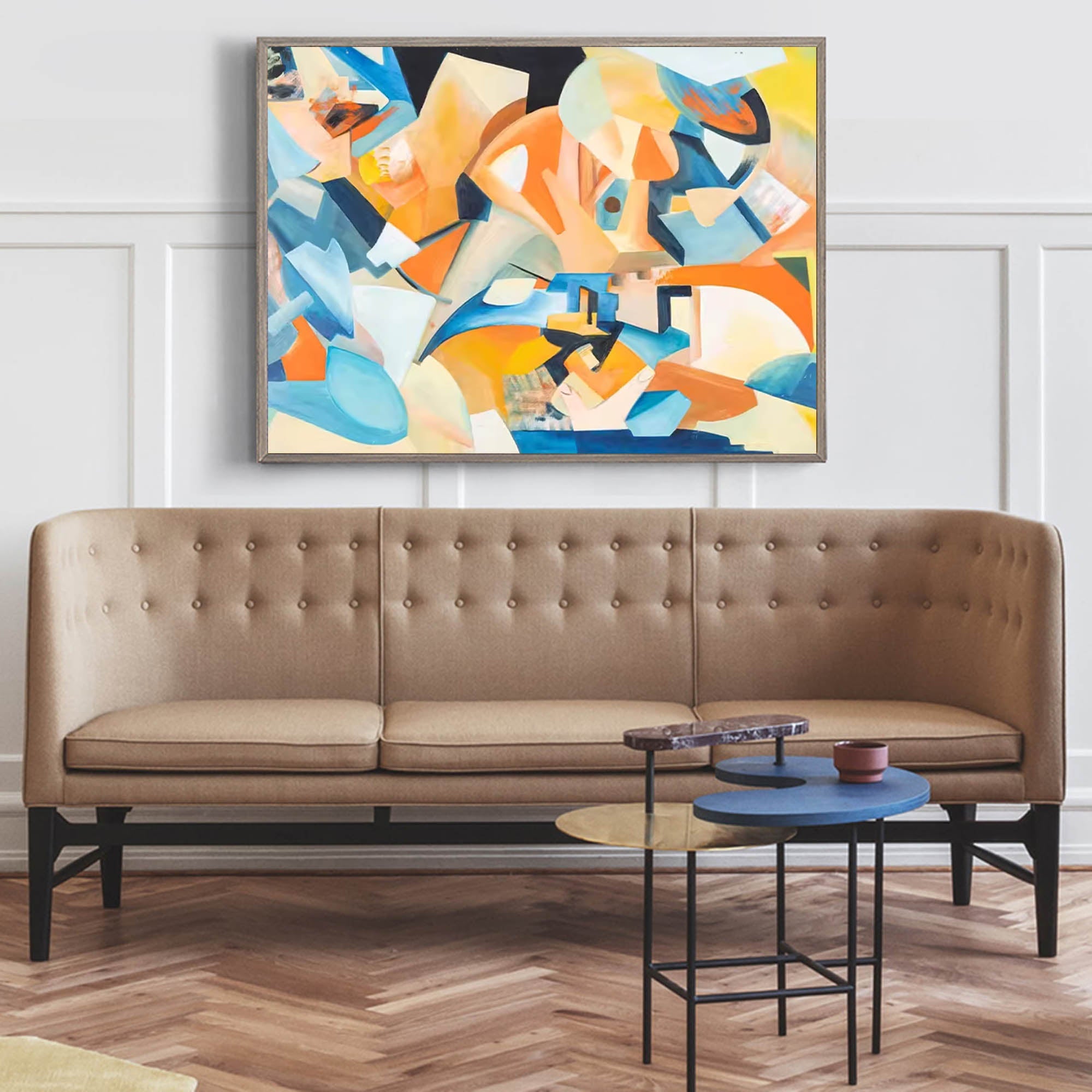 Abstract Canvas Art #AB065