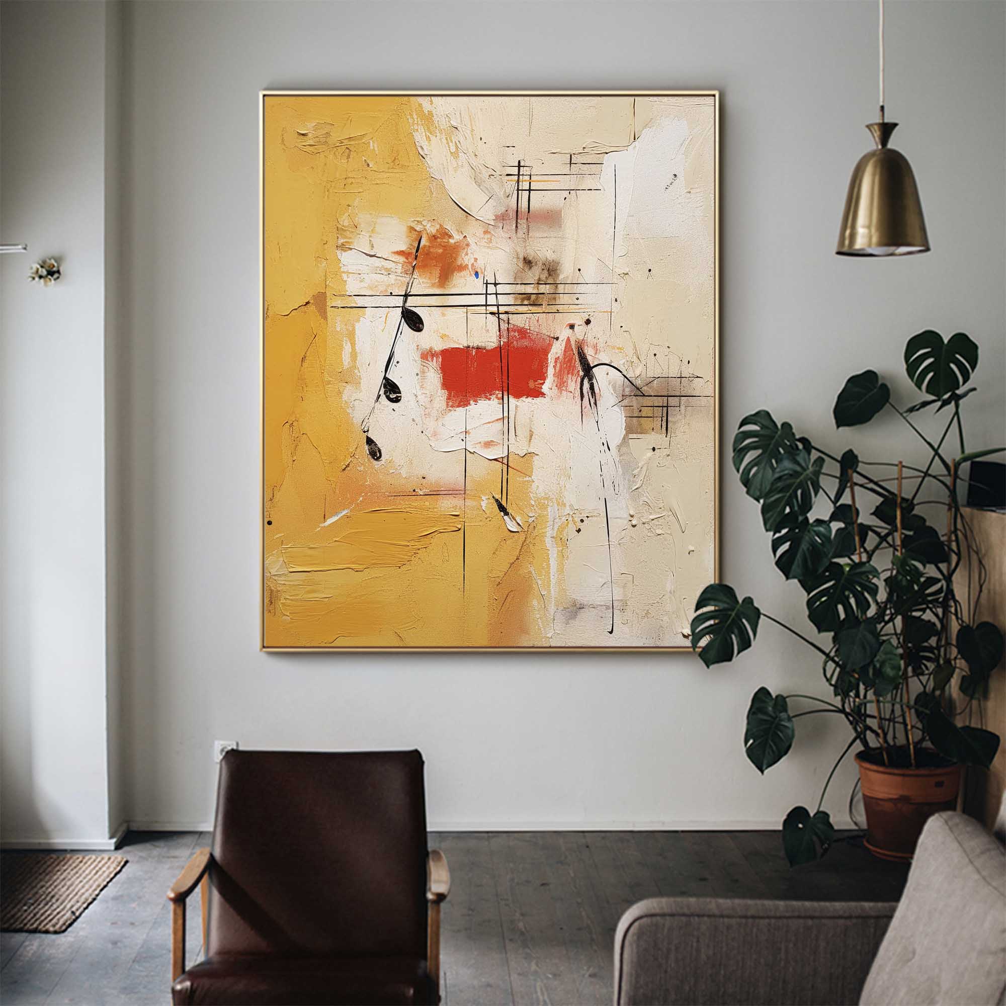 Abstract Canvas Art #AB152