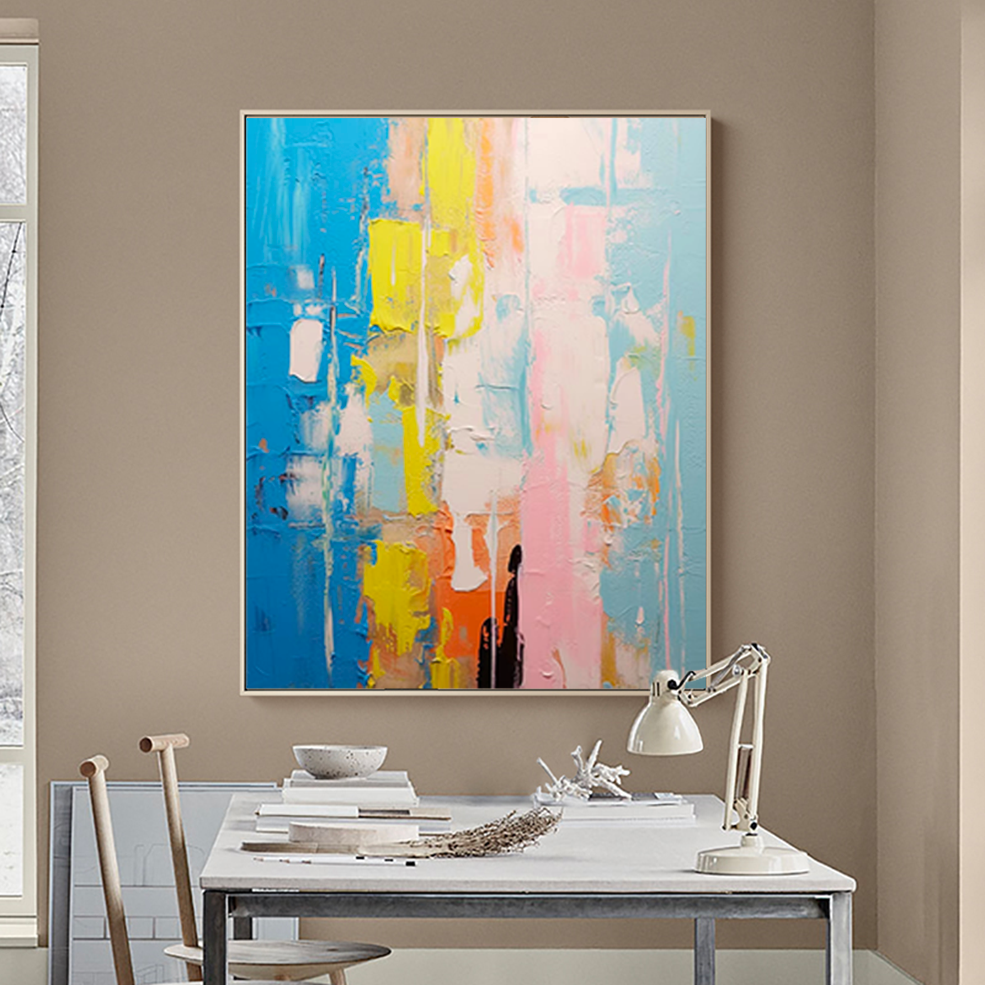 Abstract Canvas Art #AB038
