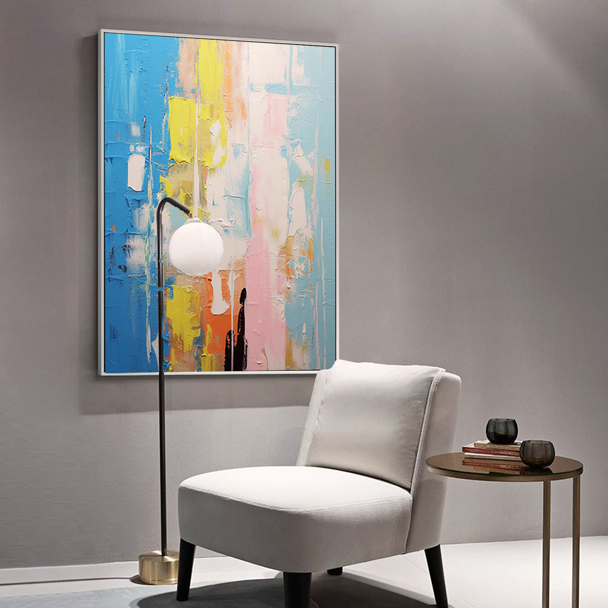 Abstract Canvas Art #AB038