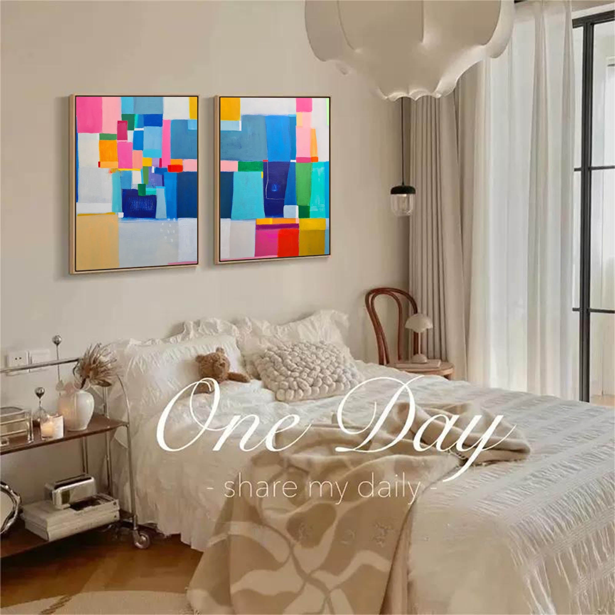 Abstract Canvas Art #AB008