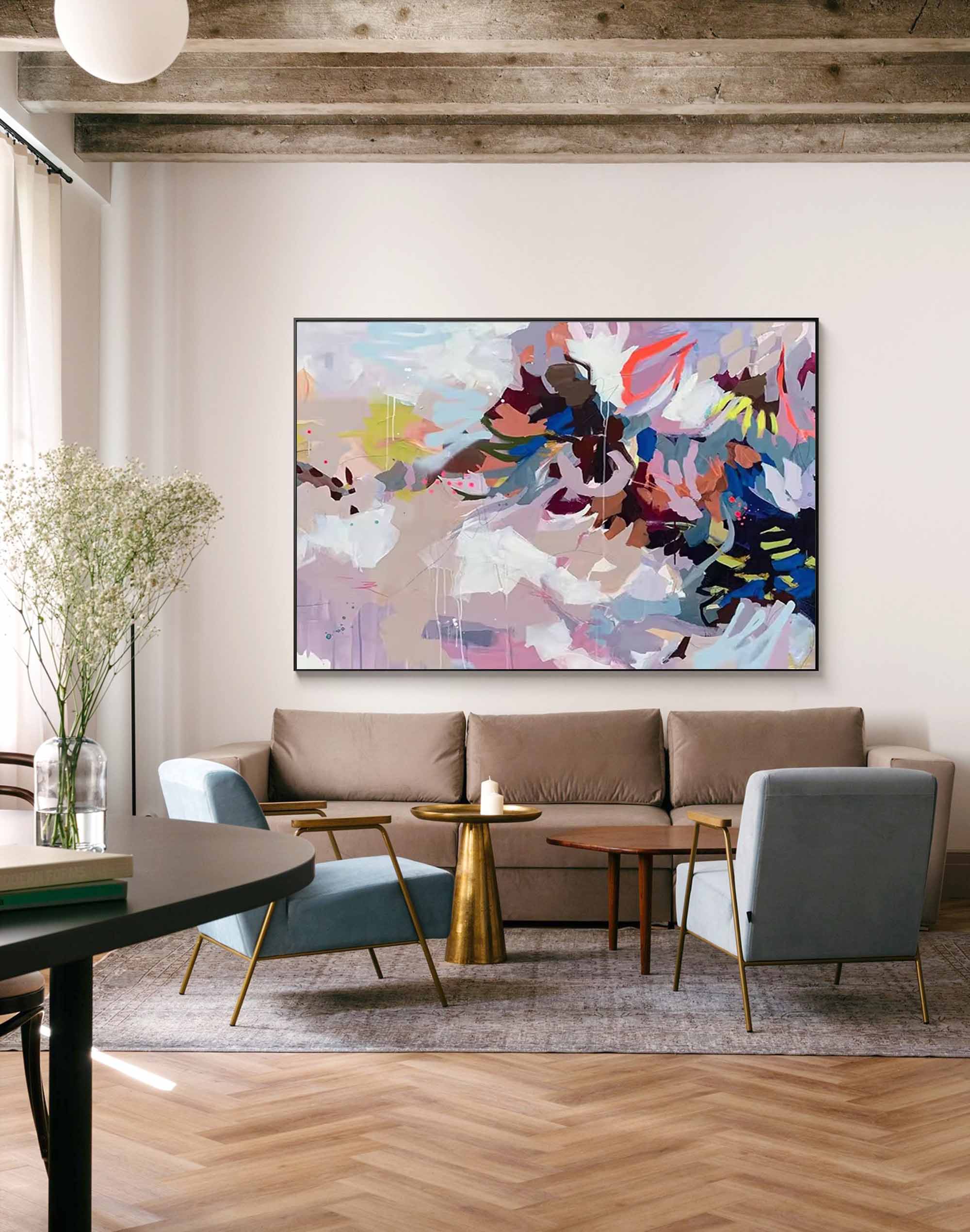 Abstract Canvas Art #AB067