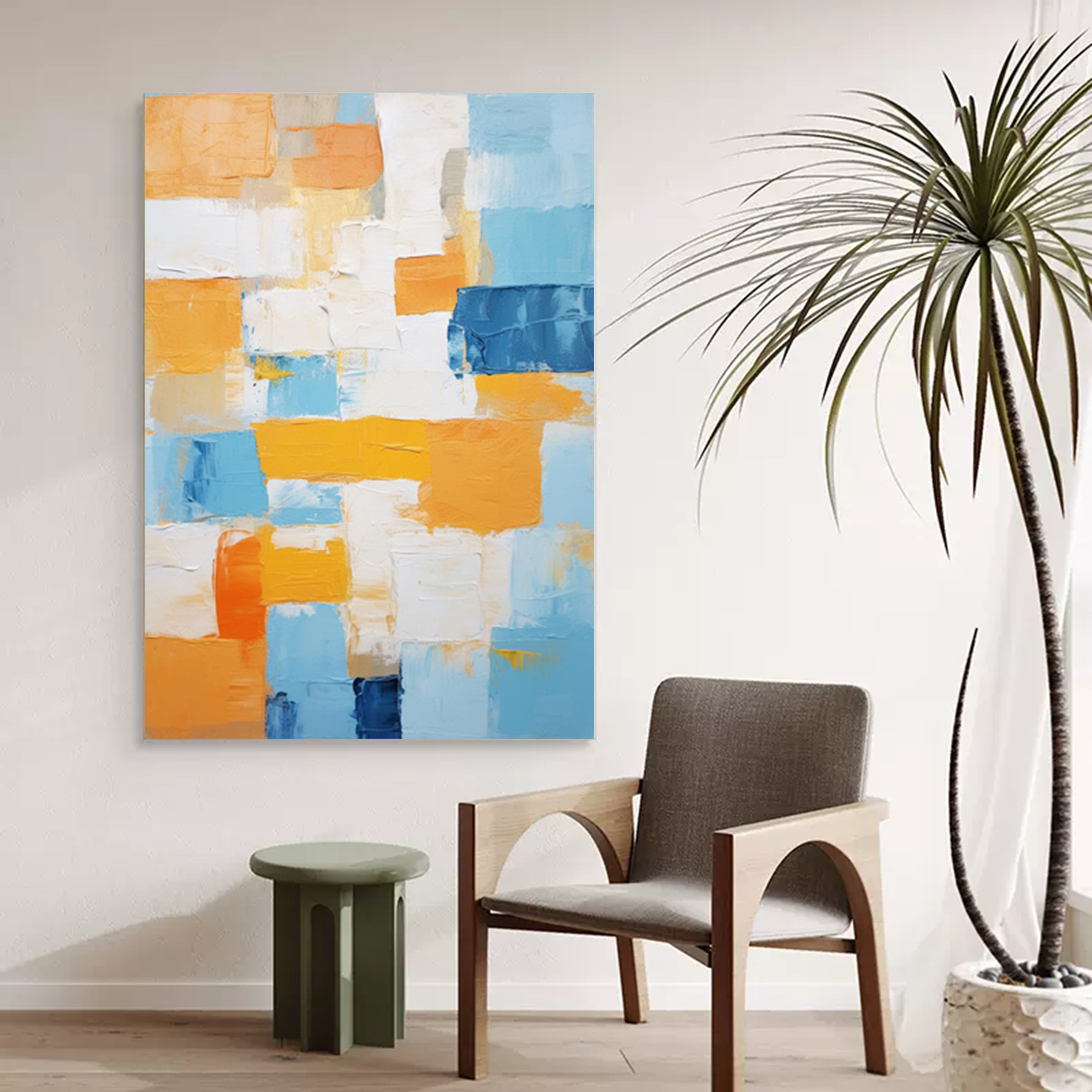 Abstract Canvas Art #AB035