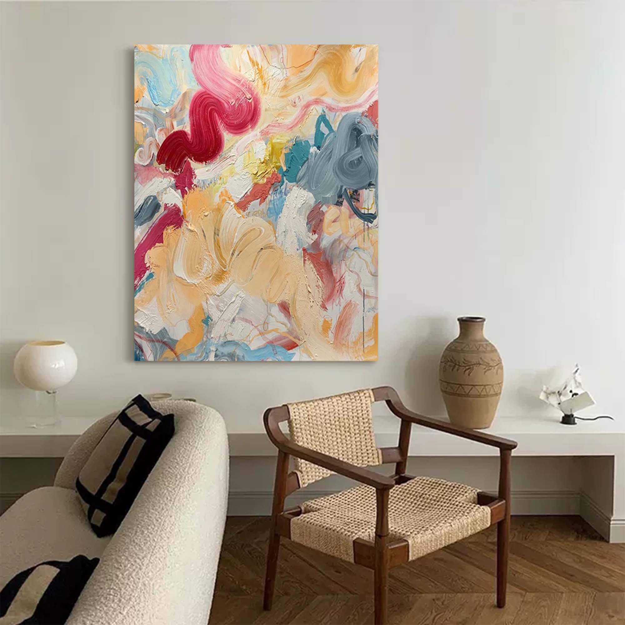 Abstract Canvas Art #AB007