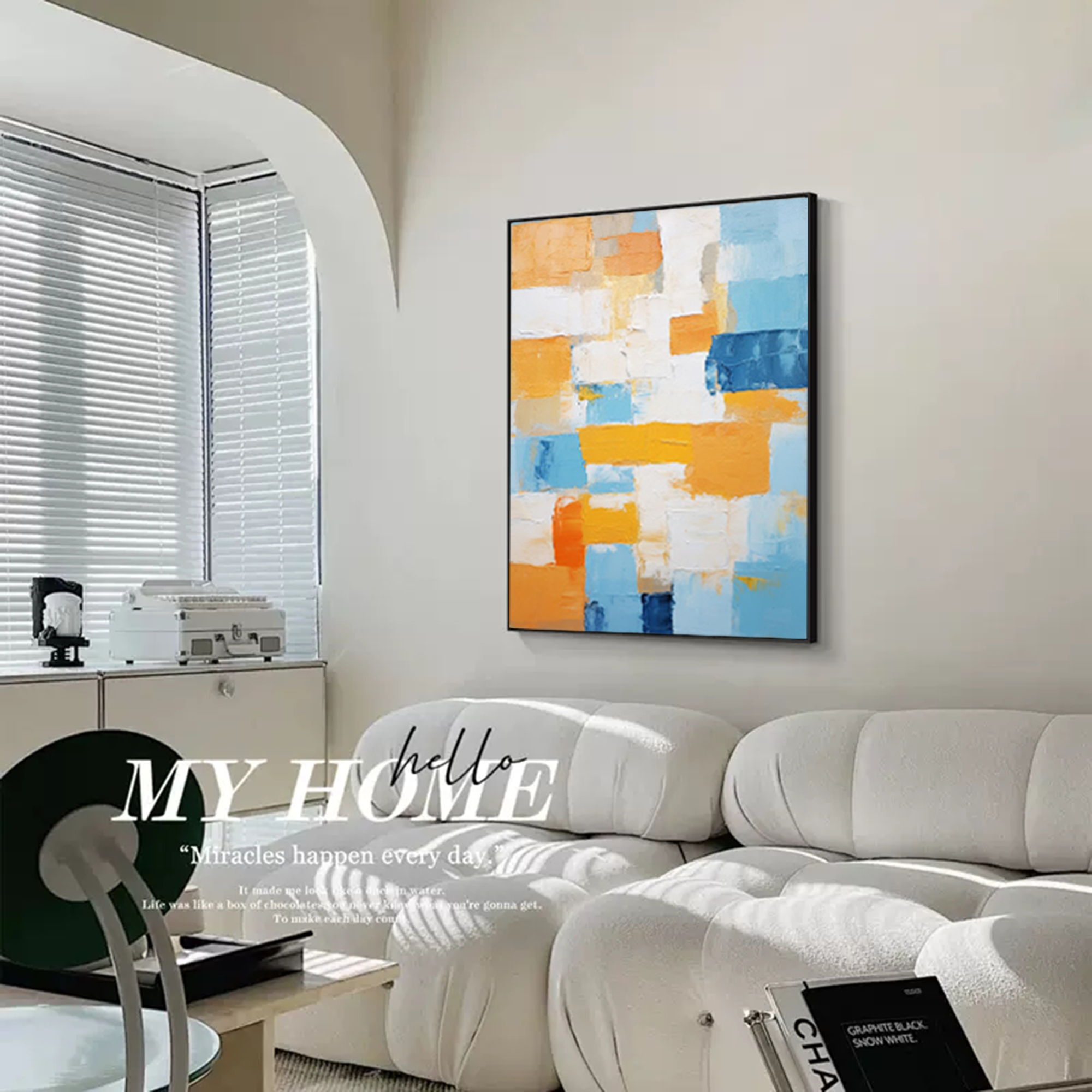 Abstract Canvas Art #AB035