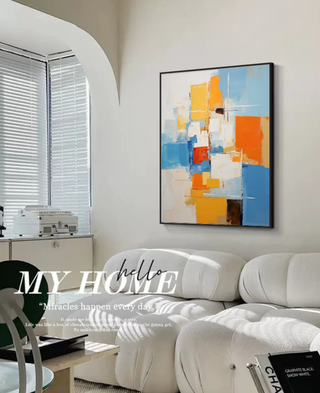 Abstract Canvas Art #AB033