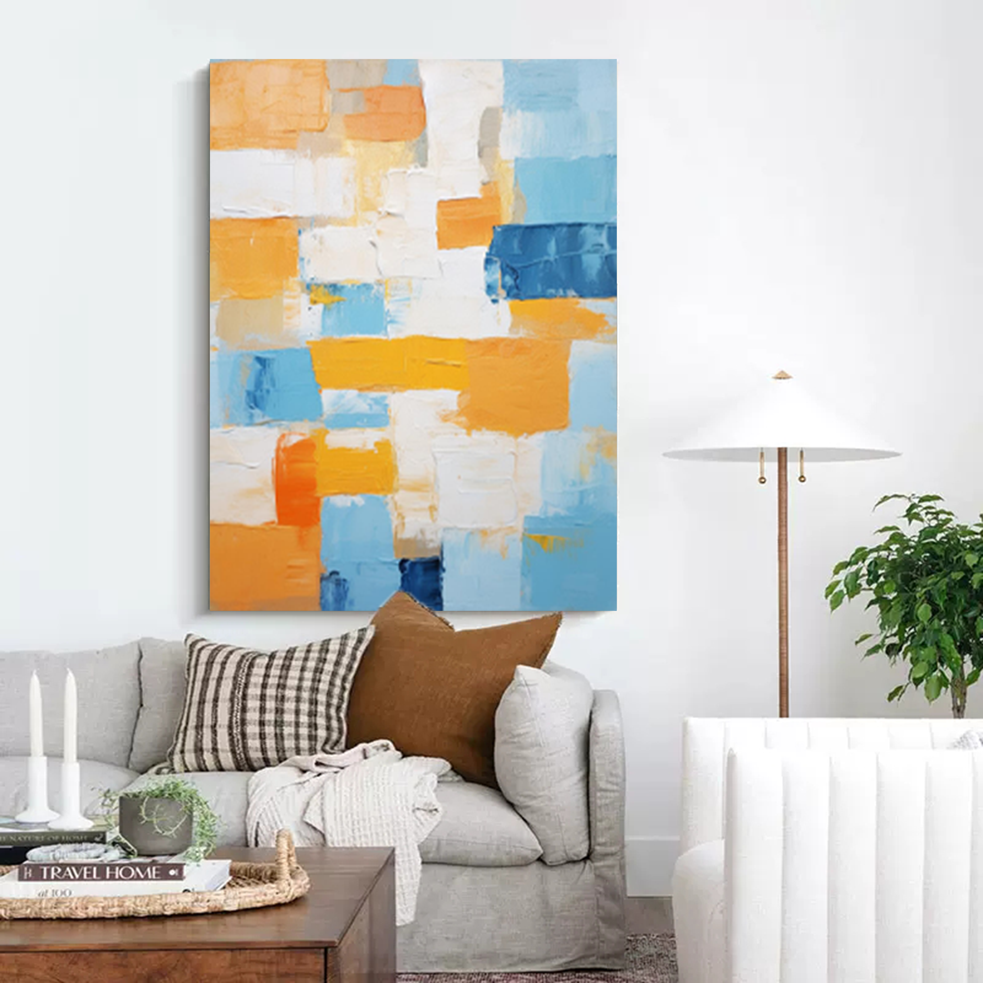 Abstract Canvas Art #AB035