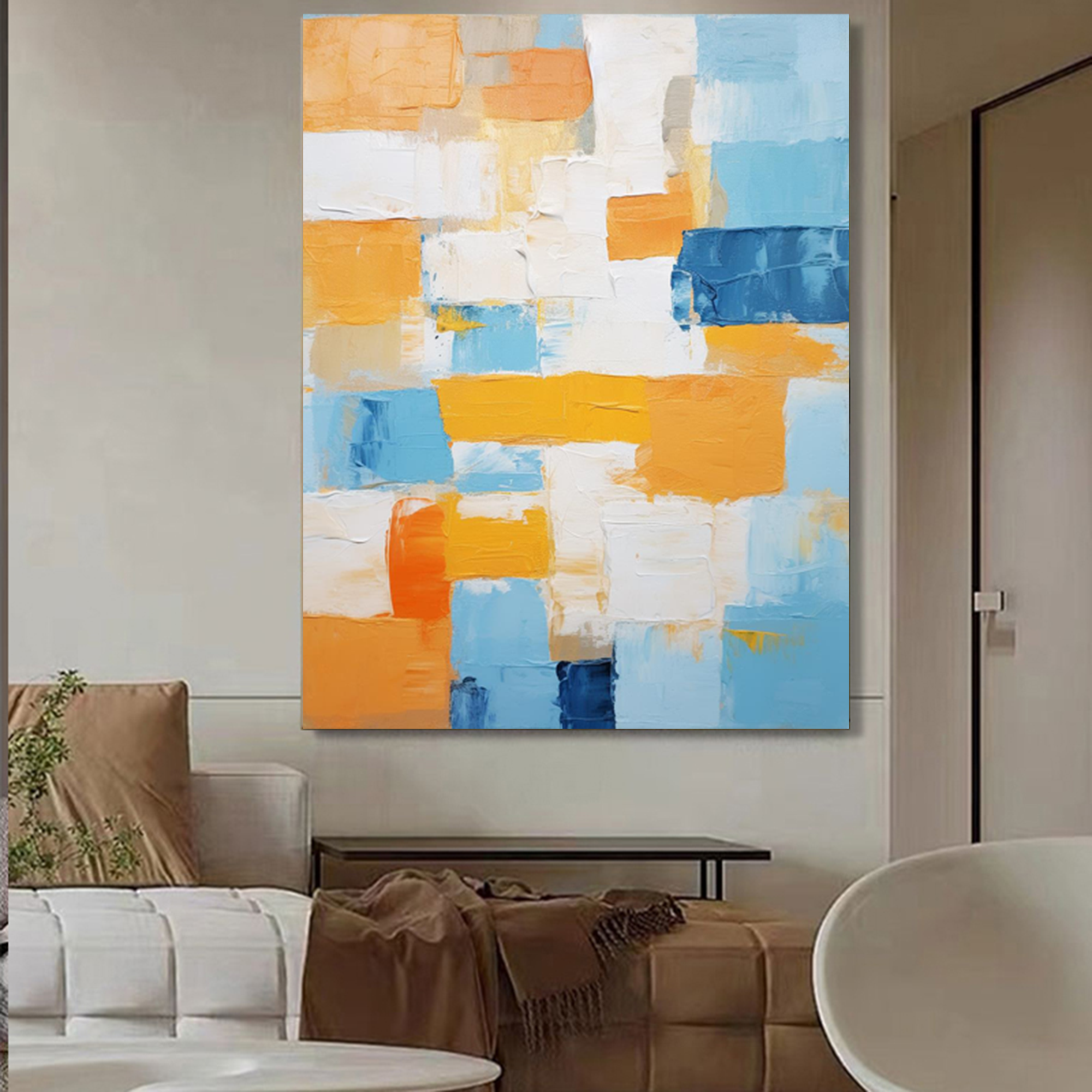 Abstract Canvas Art #AB035