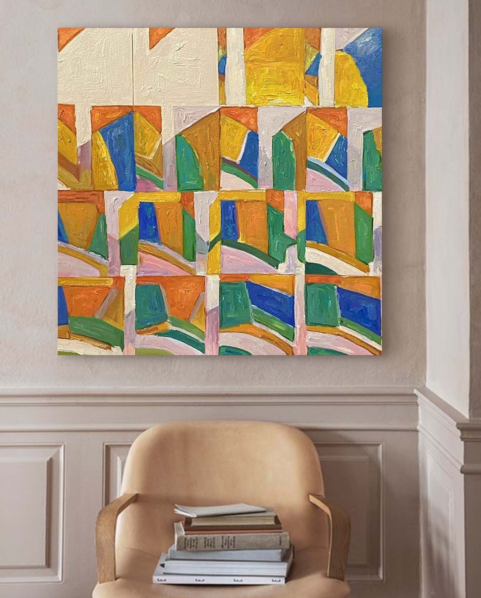 Abstract Canvas Art #AB006