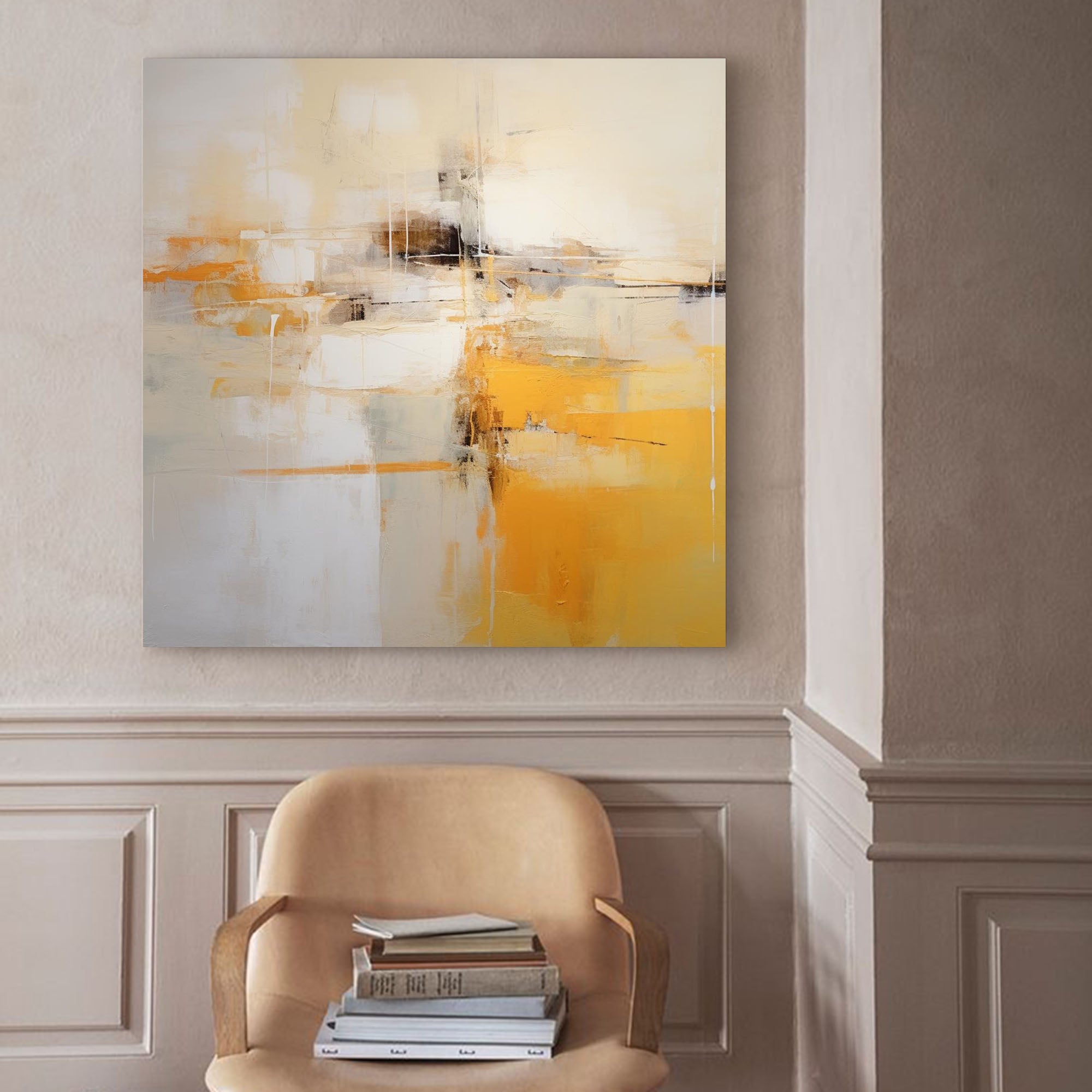 Abstract Canvas Art #AB055