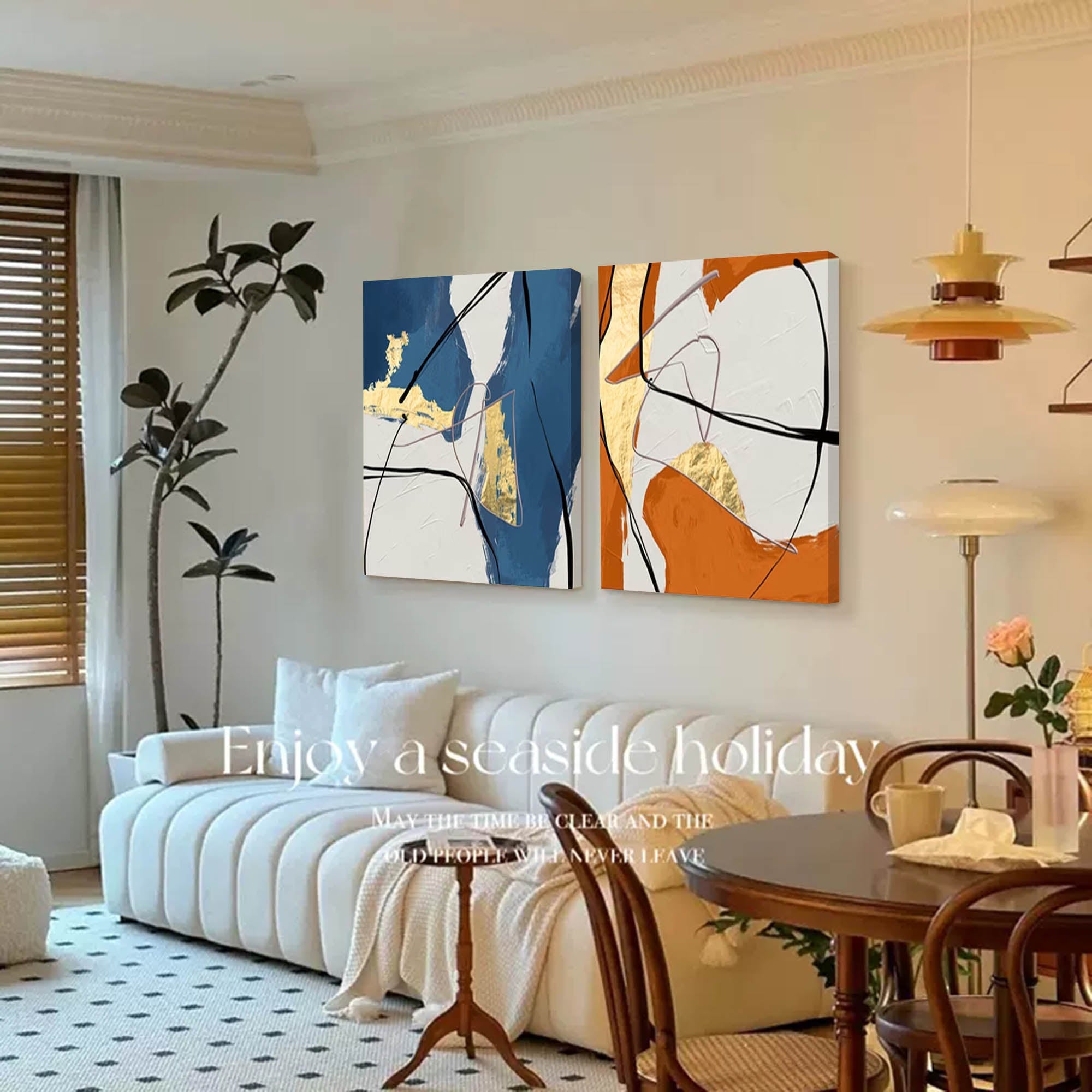 Abstract Canvas Art #AB028