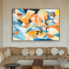 Abstract Canvas Art #AB065
