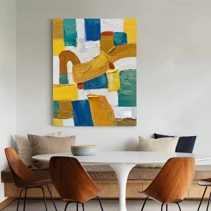 Abstract Canvas Art #AB034