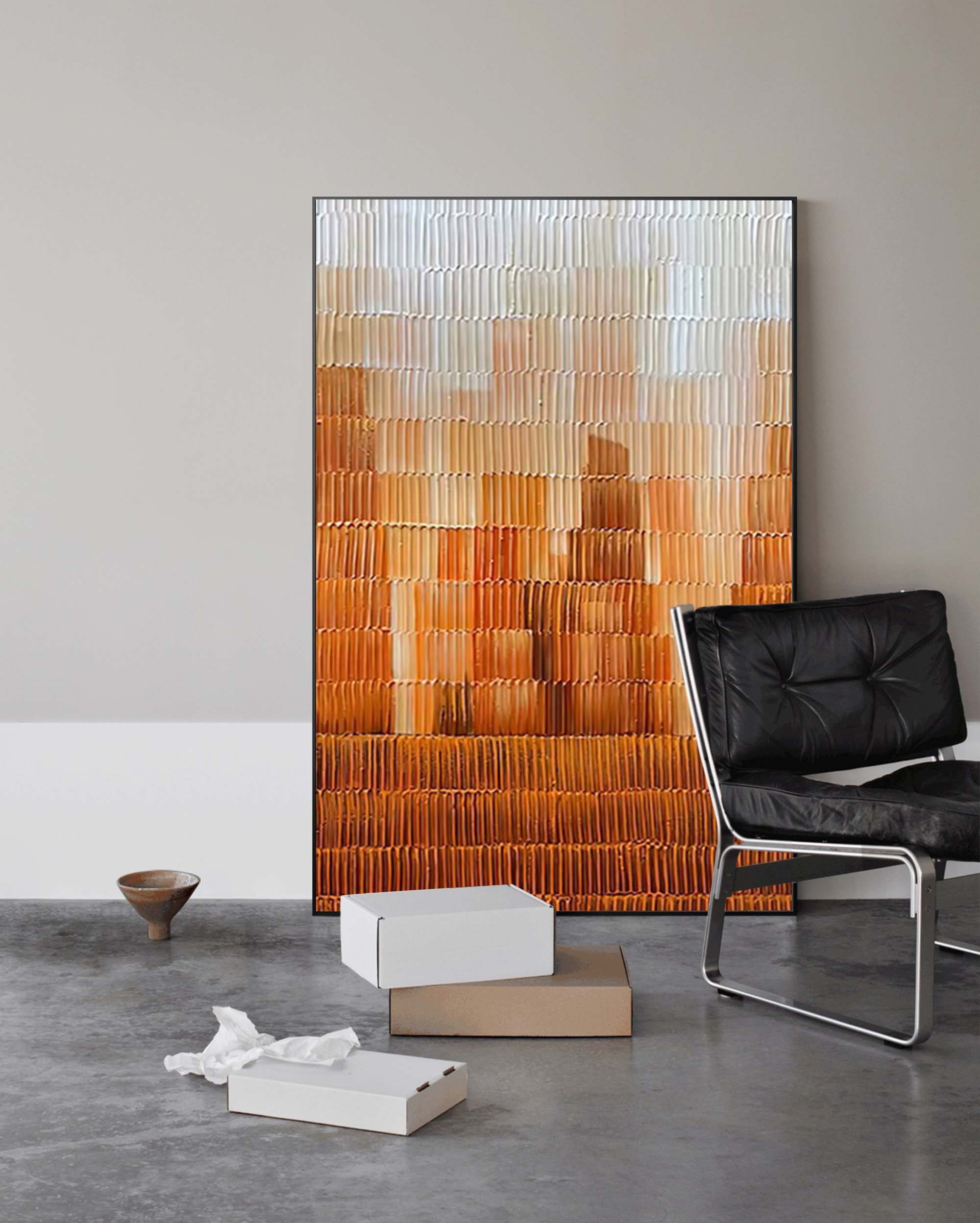 Abstract Canvas Art #AB096