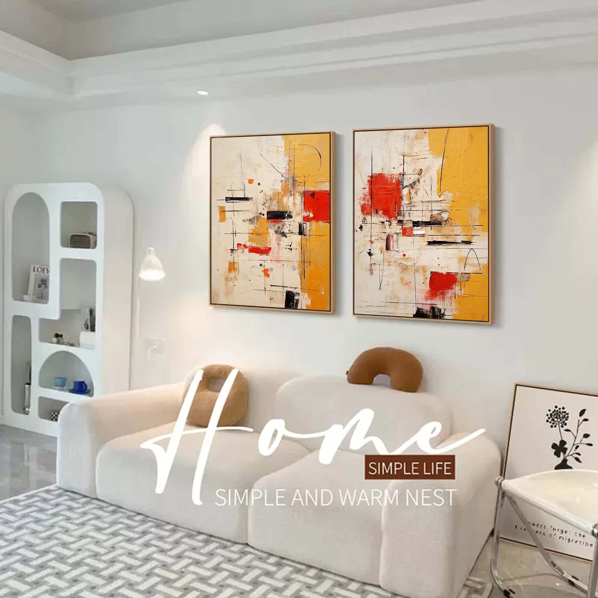 Abstract Canvas Art #AB158