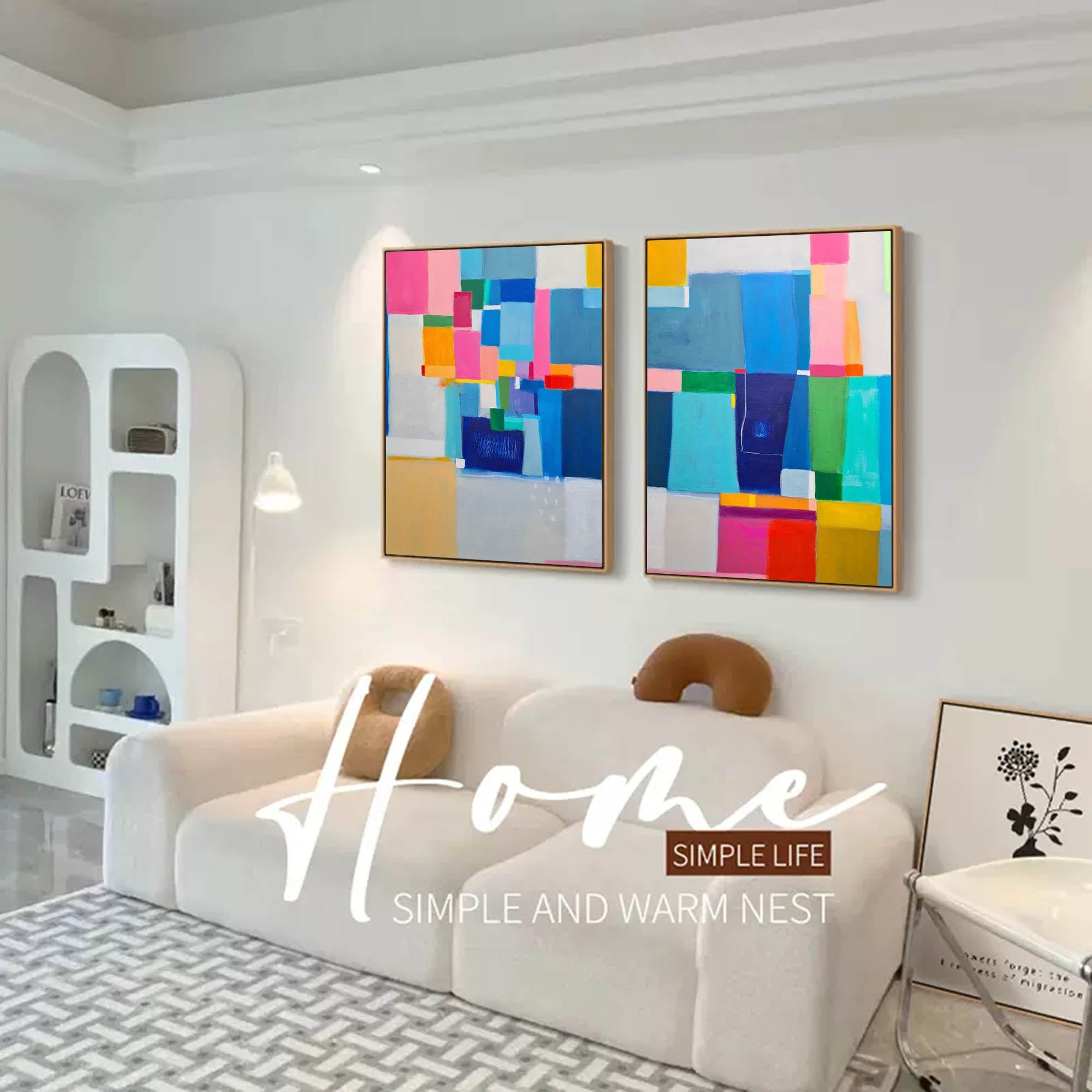 Abstract Canvas Art #AB008