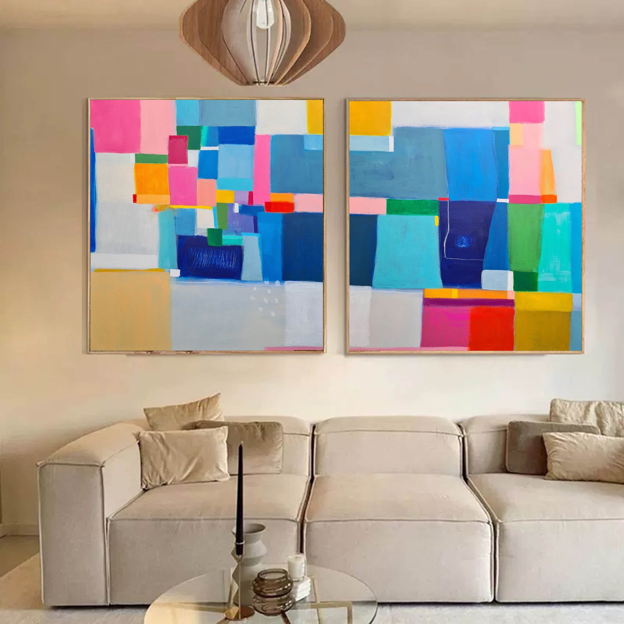 Abstract Canvas Art #AB008