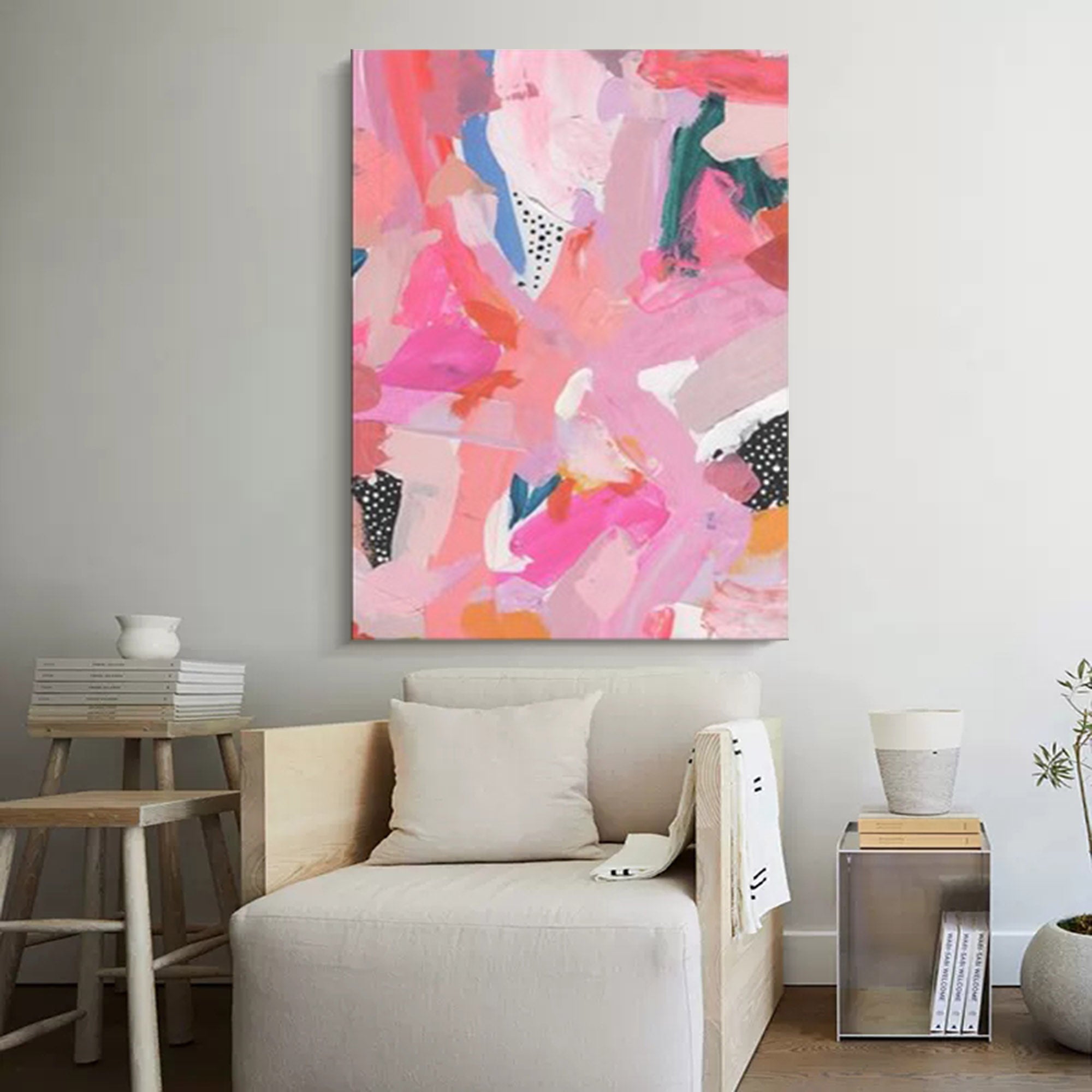 Abstract Canvas Art #AB104