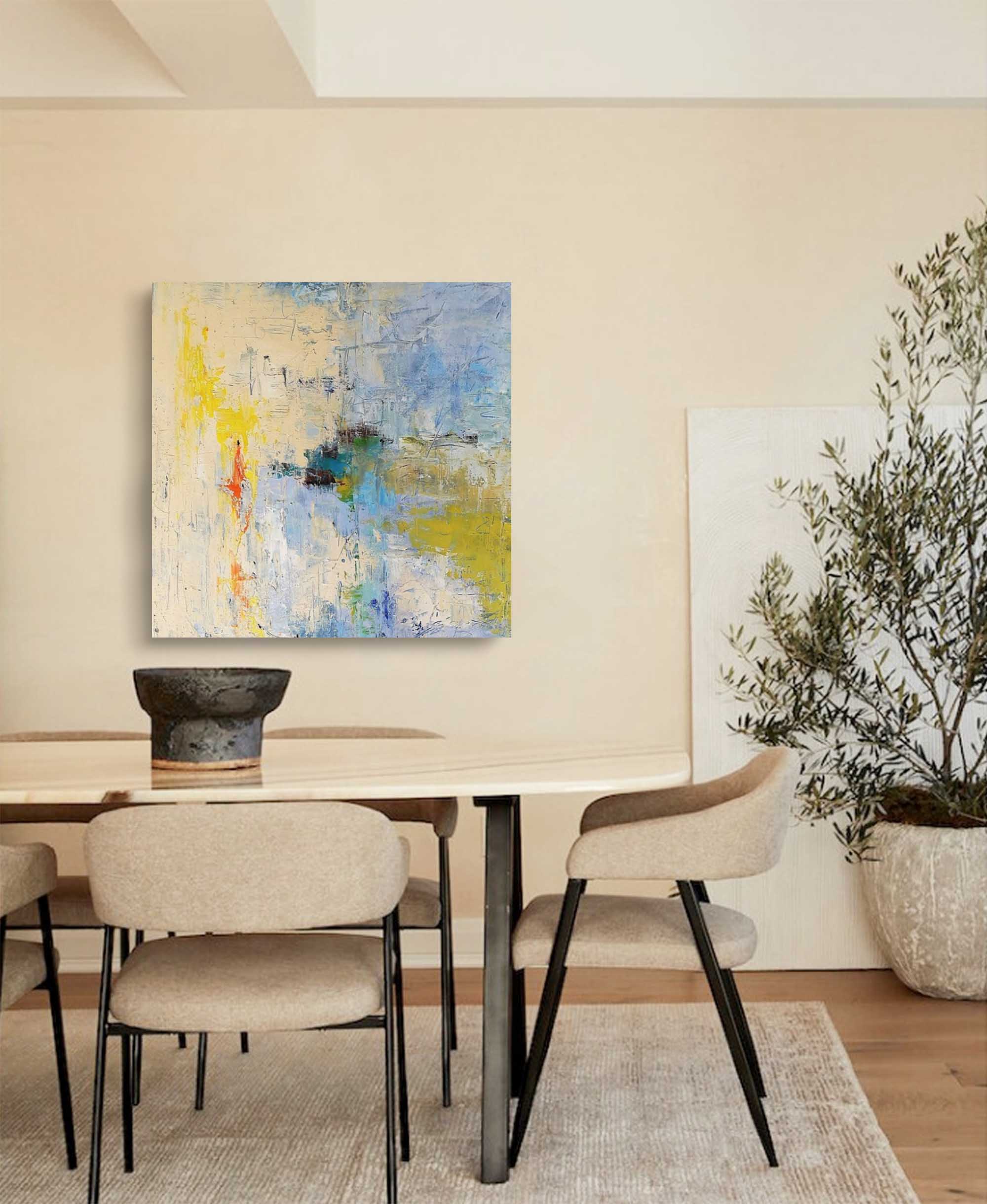 Abstract Canvas Art #AB109