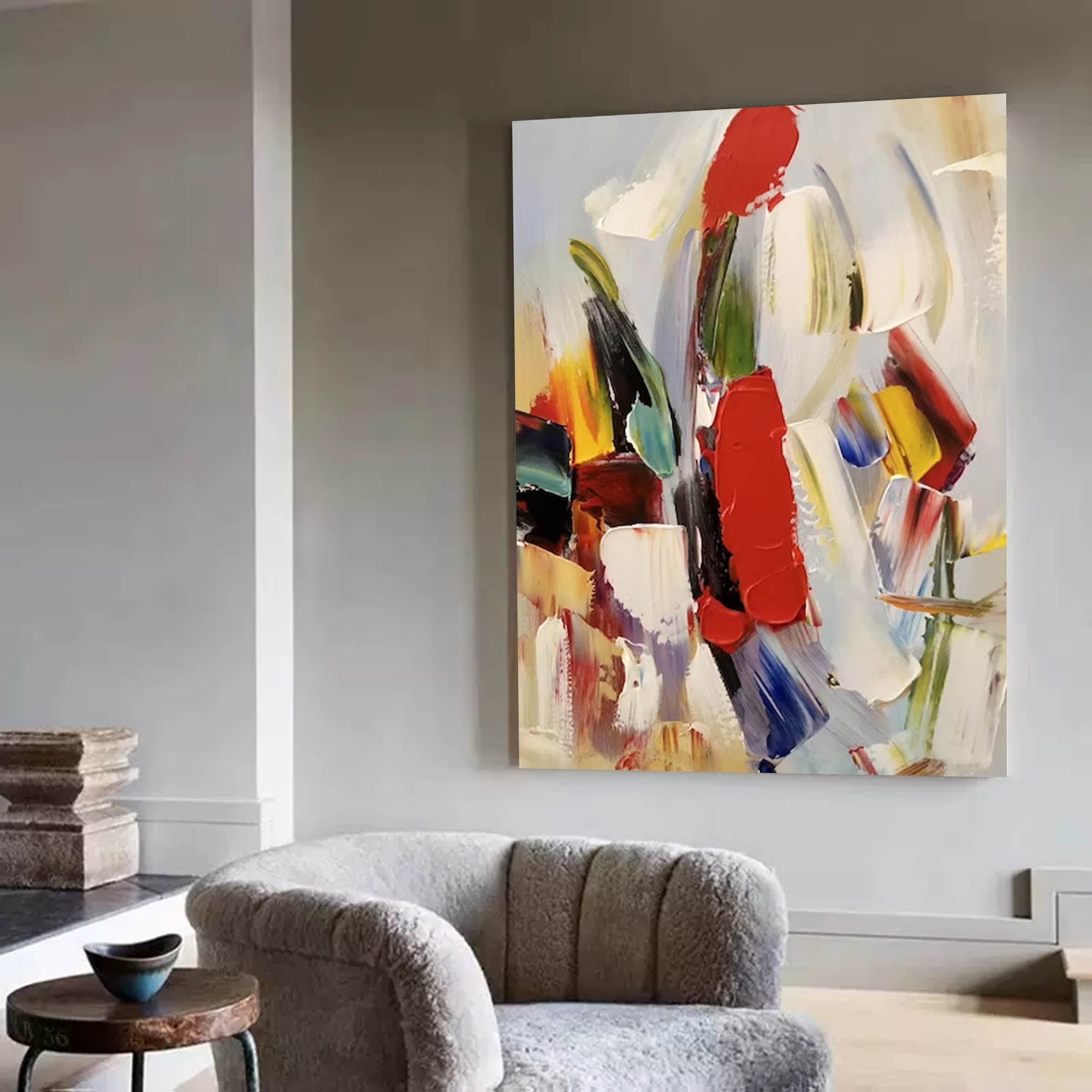 Abstract Canvas Art #AB098