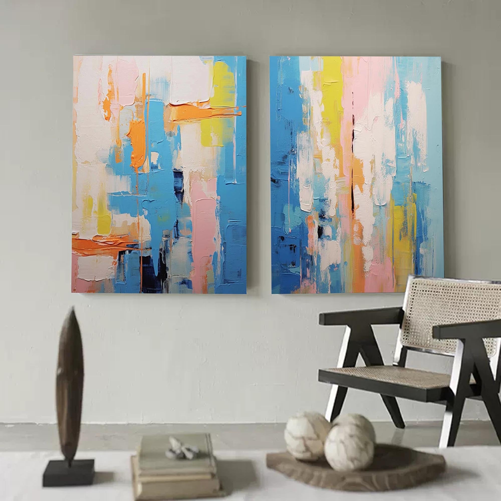 Abstract Canvas Art #AB143