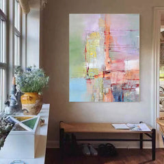 Abstract Canvas Art #AB079