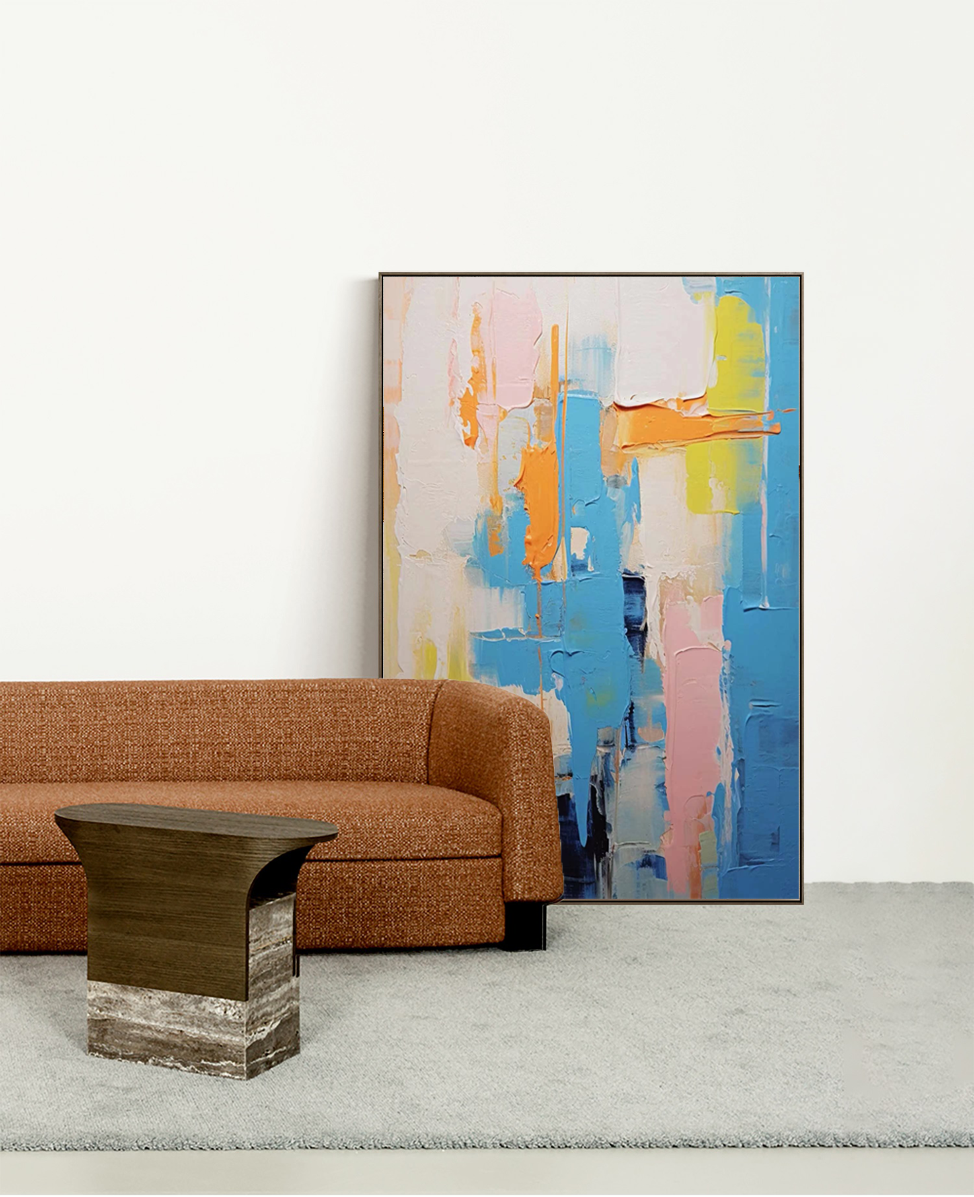 Abstract Canvas Art #AB039