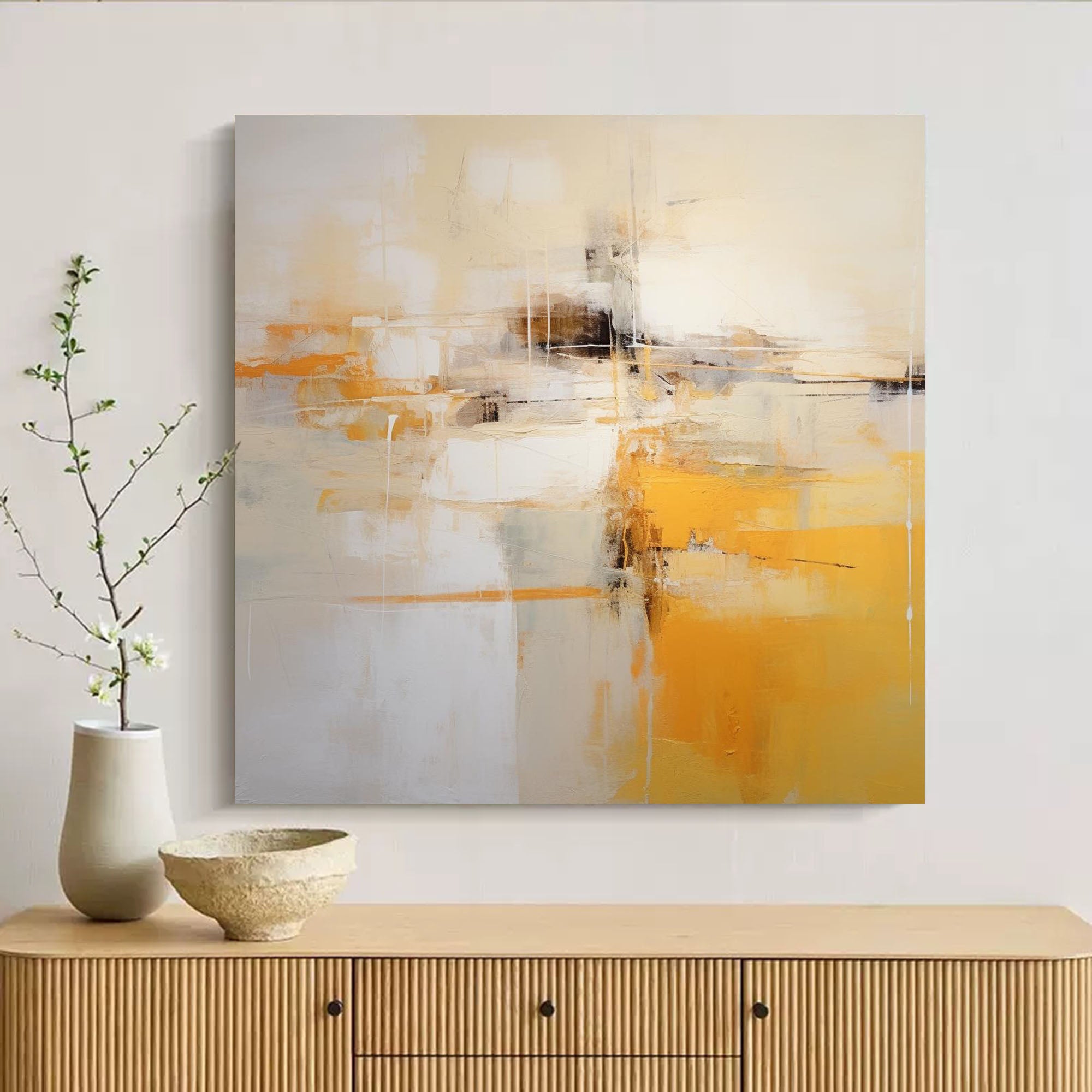 Abstract Canvas Art #AB055