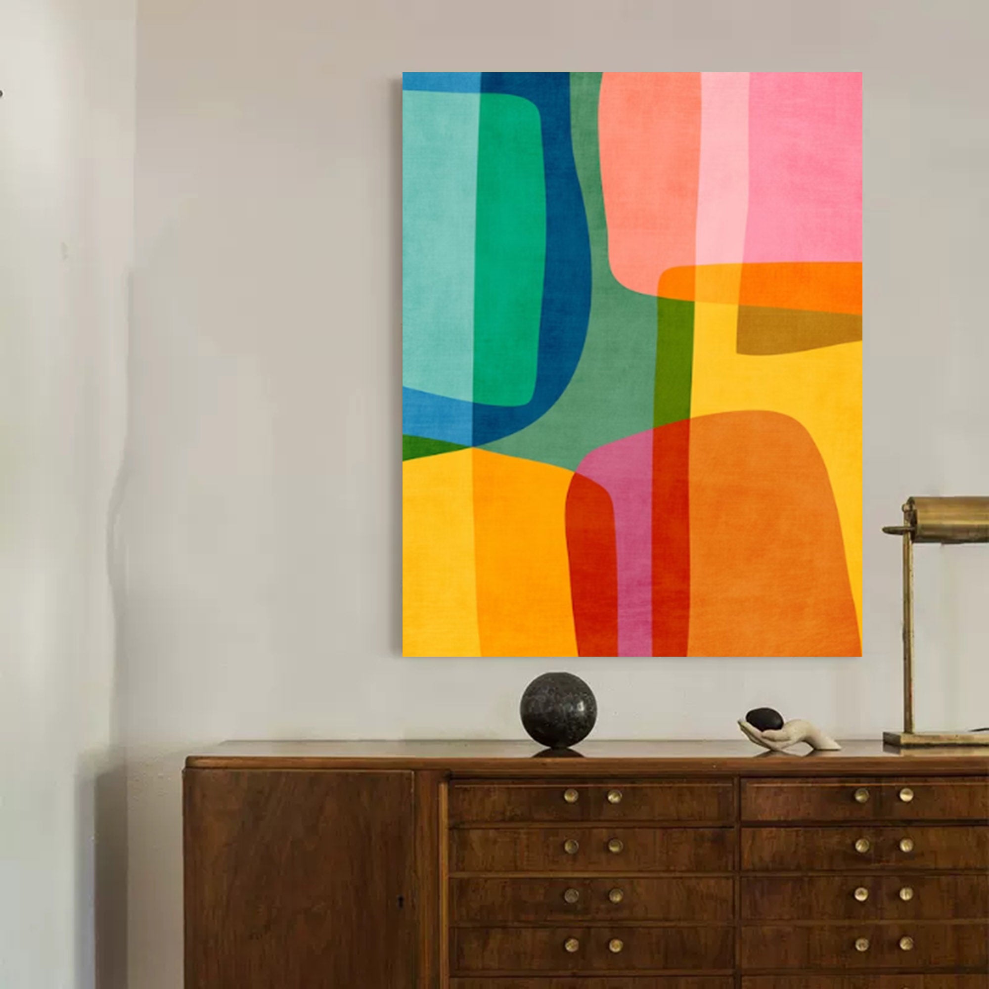 Abstract Canvas Art #AB047