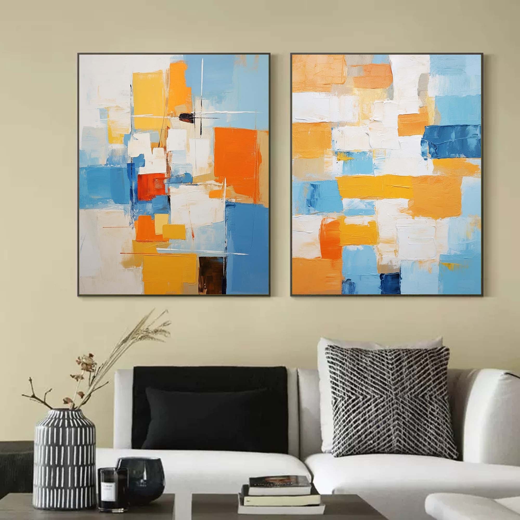 Abstract Canvas Art #AB144