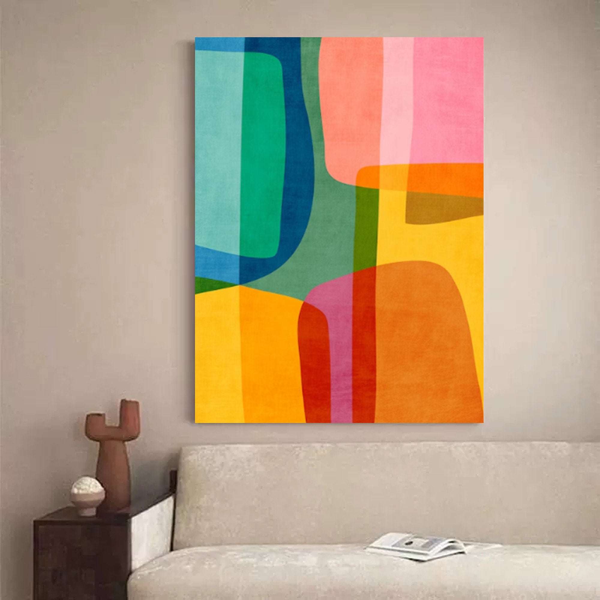 Abstract Canvas Art #AB047