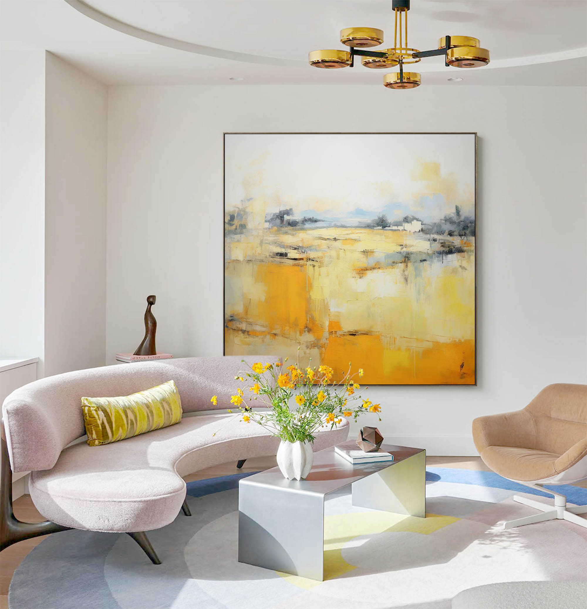 Abstract Canvas Art #AB058
